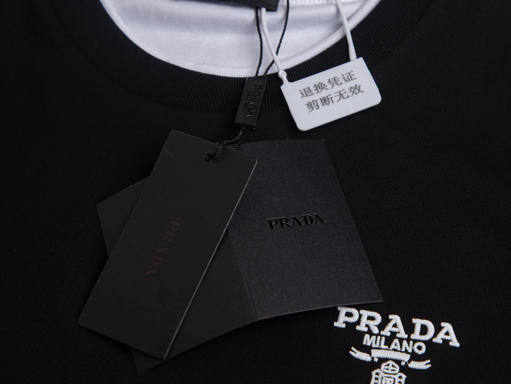 Logo-Embroidered Layered-Effect T-Shirt D10516381 — view 4