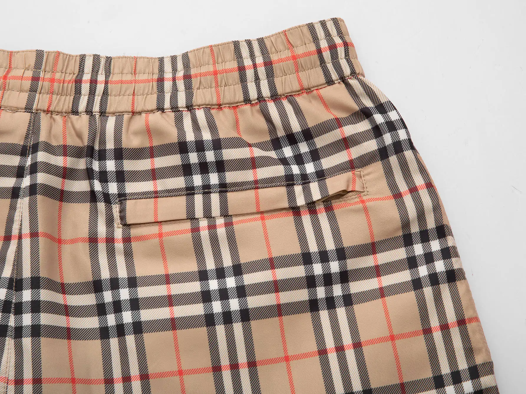 Vintage Check Drawstring Swim Shorts D10516288 — view 5
