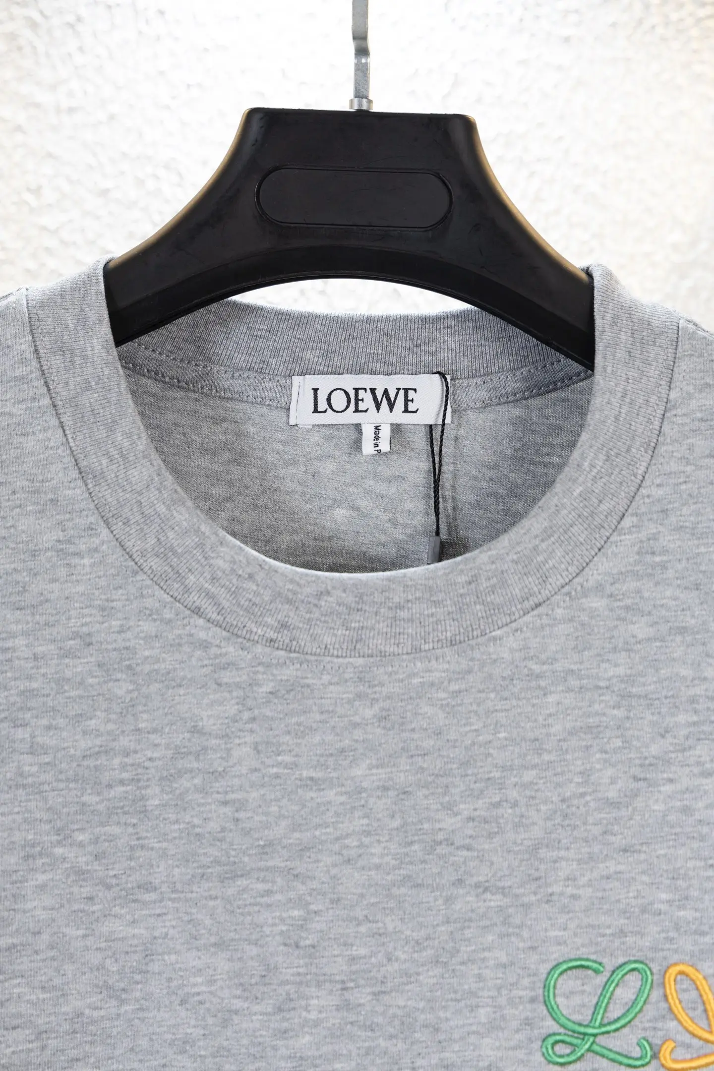 Anagram Embroidered Cotton T-Shirt D11012633 — view 3