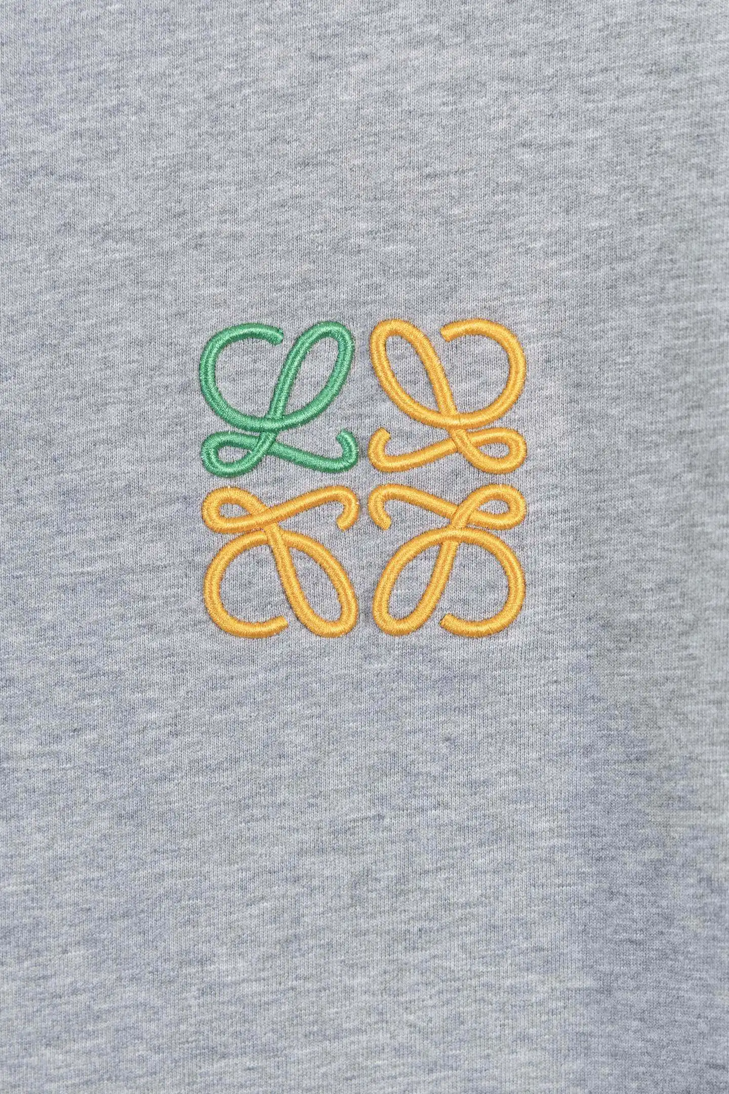 Anagram Embroidered Cotton T-Shirt D11012633 — view 4