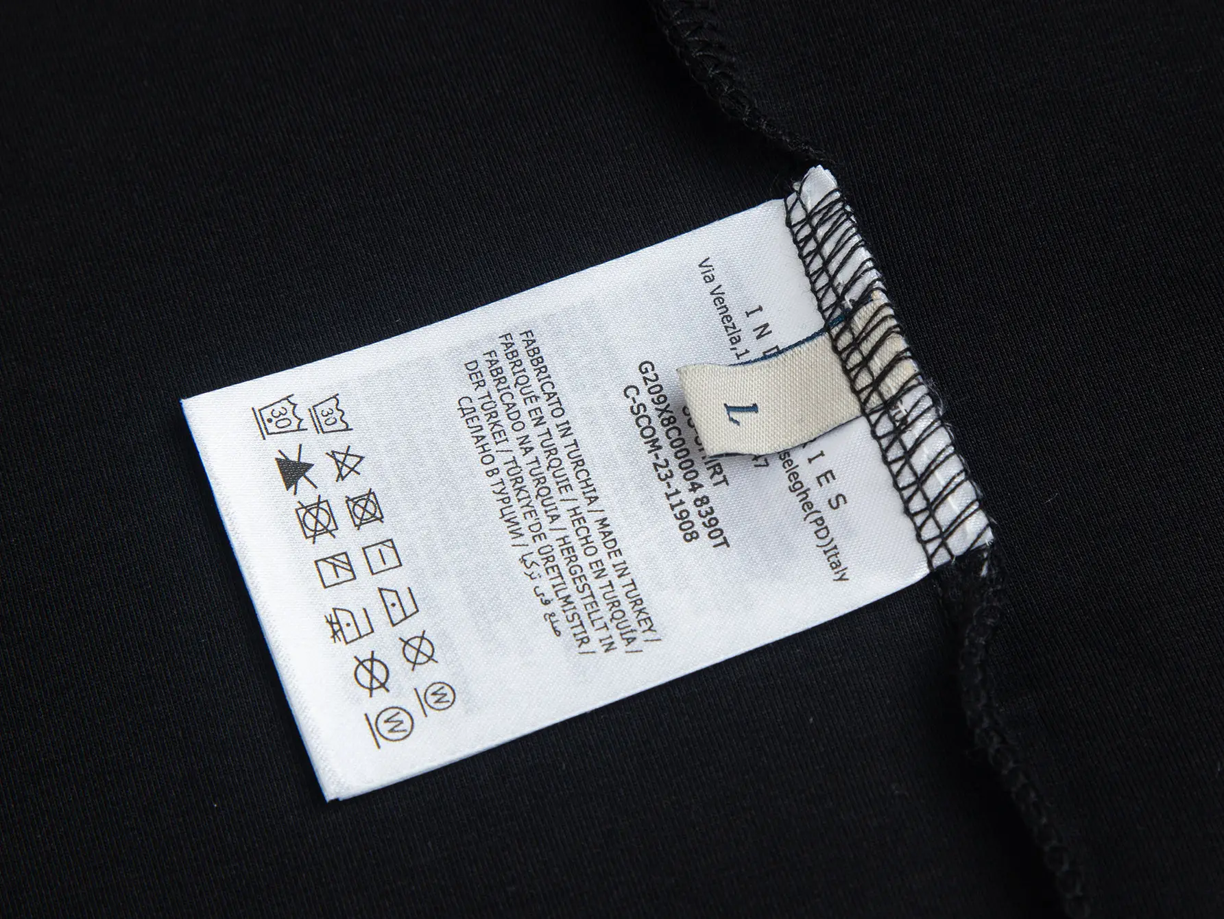 Logo-Patch Cotton-Blend T-Shirt D11516211 — view 6