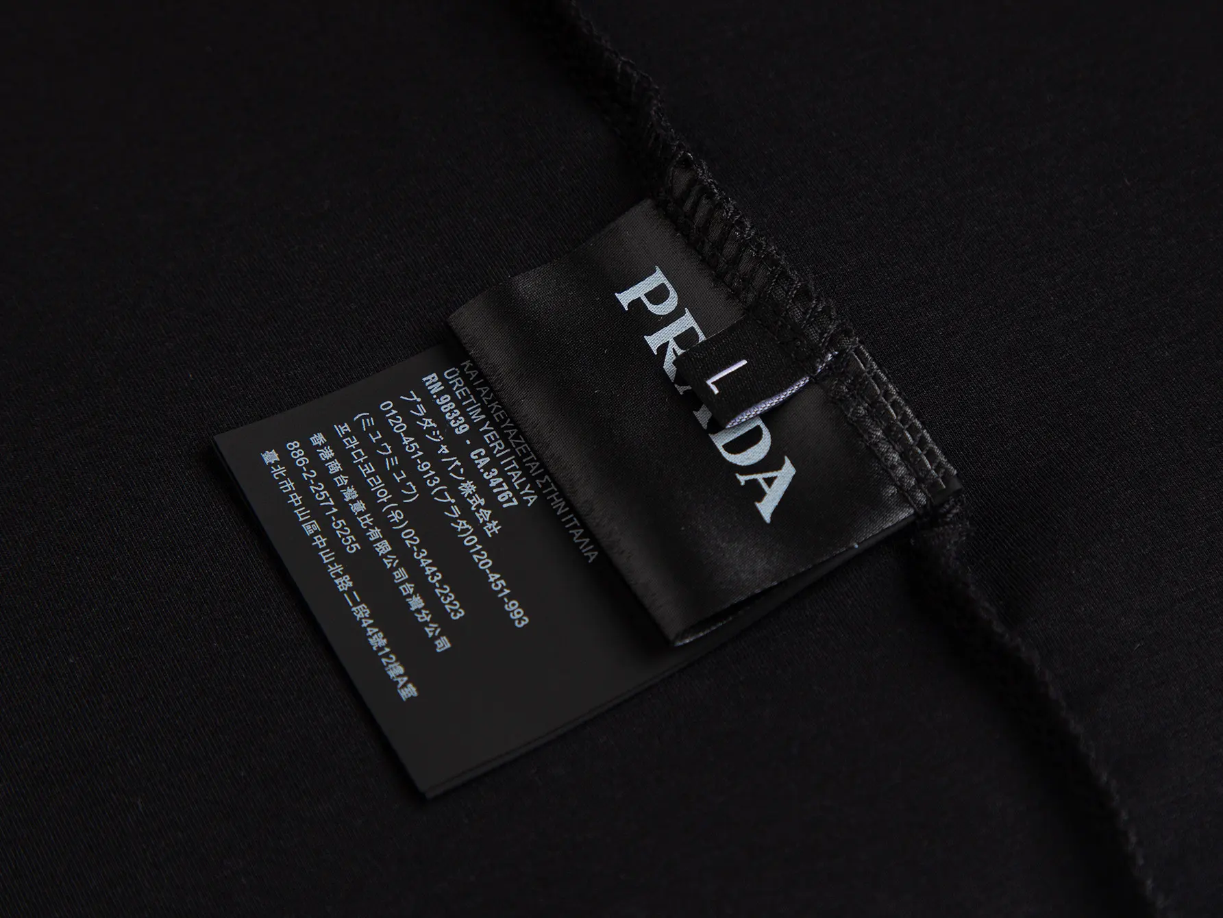 Logo-Patch Cotton-Blend T-Shirt D11516268 — view 6