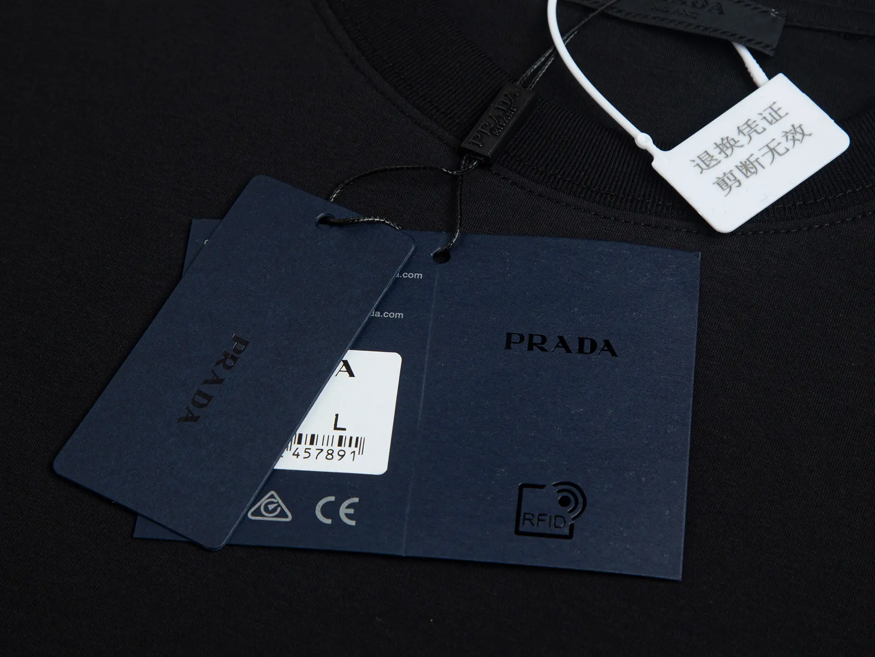 Embossed Logo Cotton-Blend T-Shirt D11516217 — view 10
