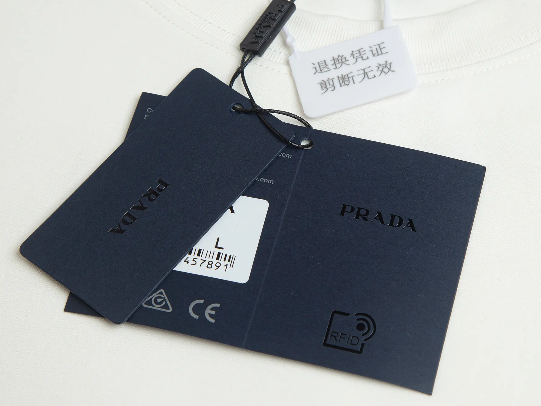 Embossed Logo Cotton-Blend T-Shirt D11516218 — view 6