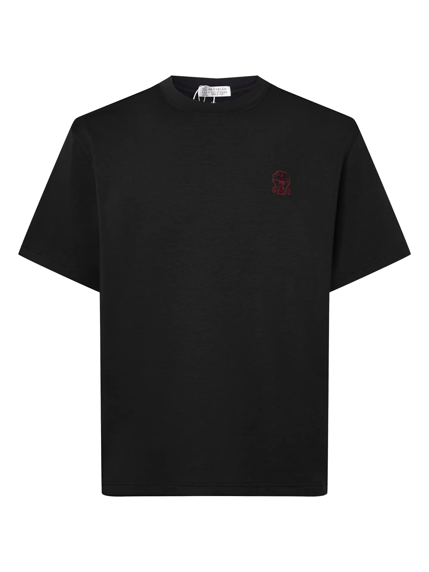Embroidered Logo Cotton-Blend T-Shirt D11516333