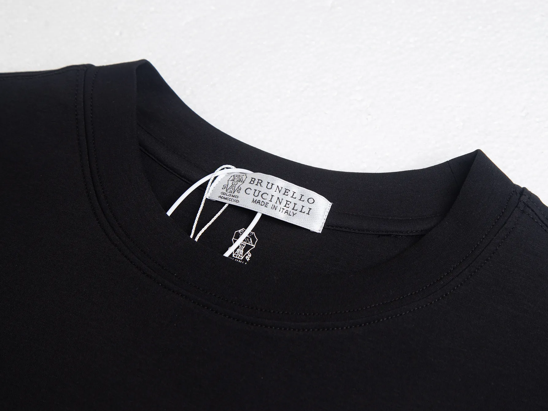 Embroidered Logo Cotton-Blend T-Shirt D11516333 — view 4