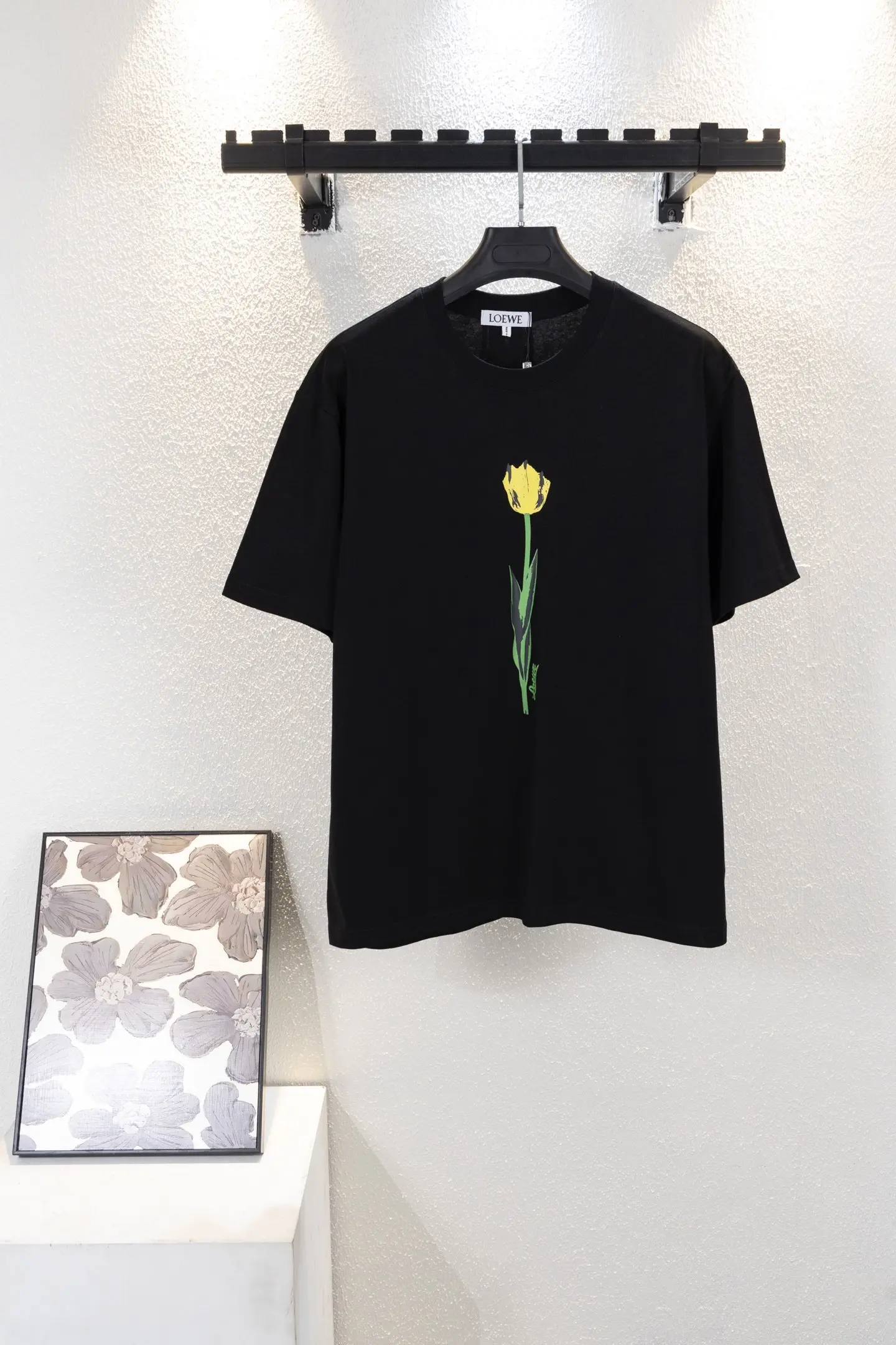Tulip Print Cotton Jersey T-Shirt D11512641