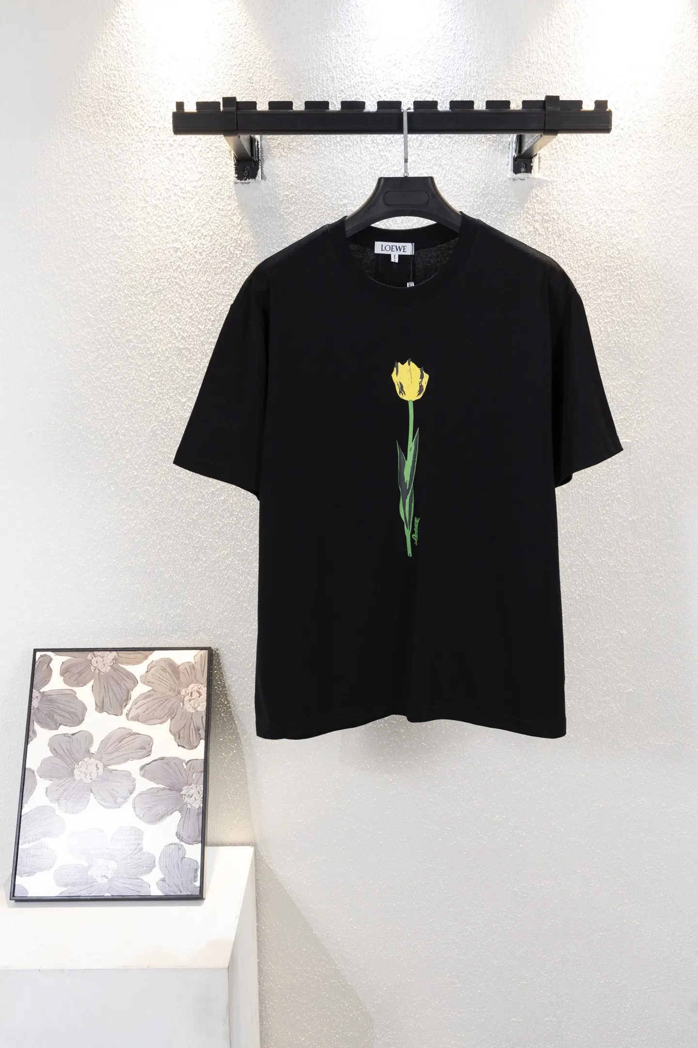 Tulip Print Cotton Jersey T-Shirt D11512641