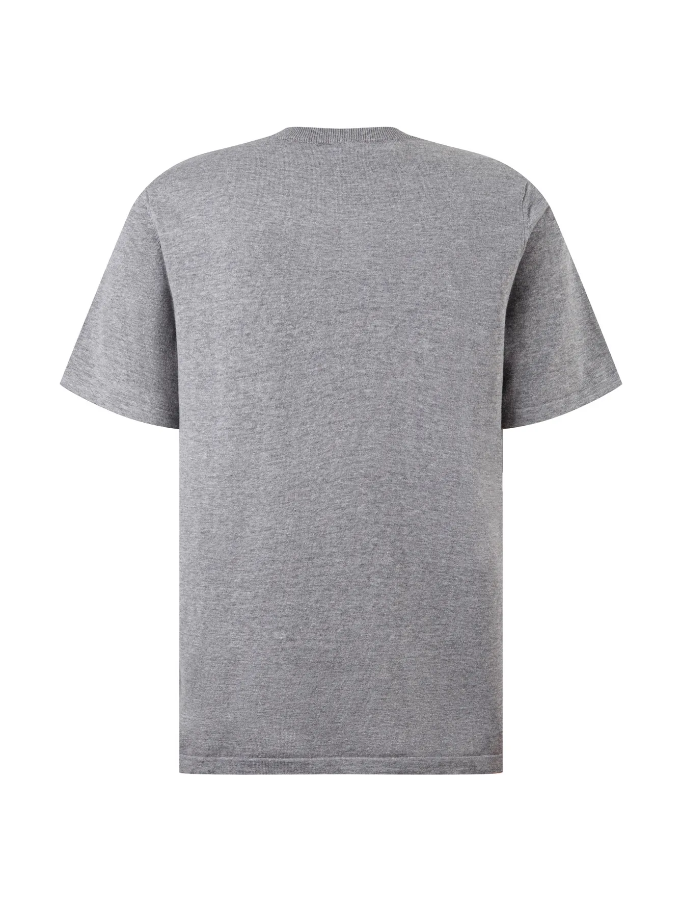 Anagram Embroidered Wool-Blend Knit T-Shirt D11516520 — view 2