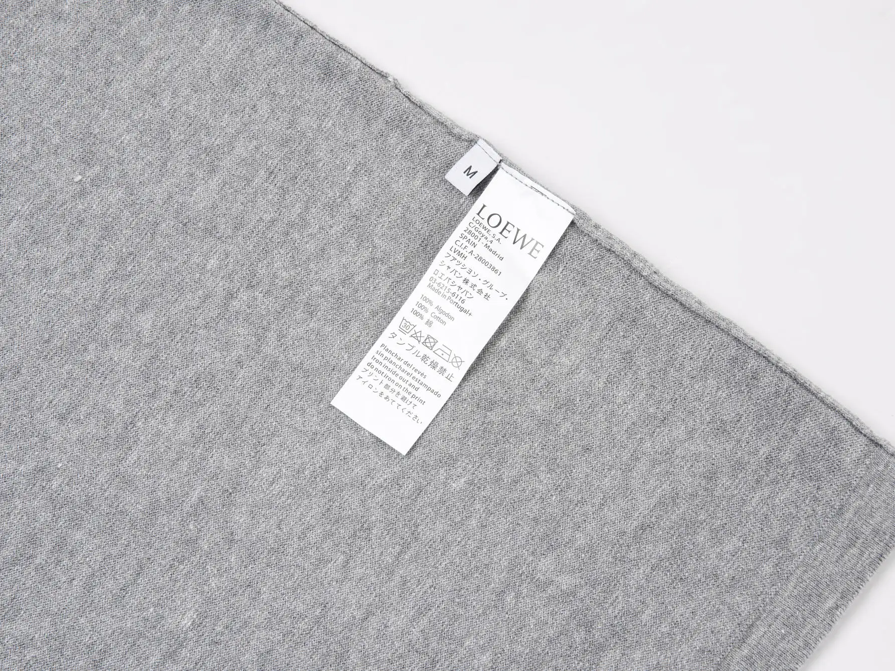 Anagram Embroidered Wool-Blend Knit T-Shirt D11516520 — view 6