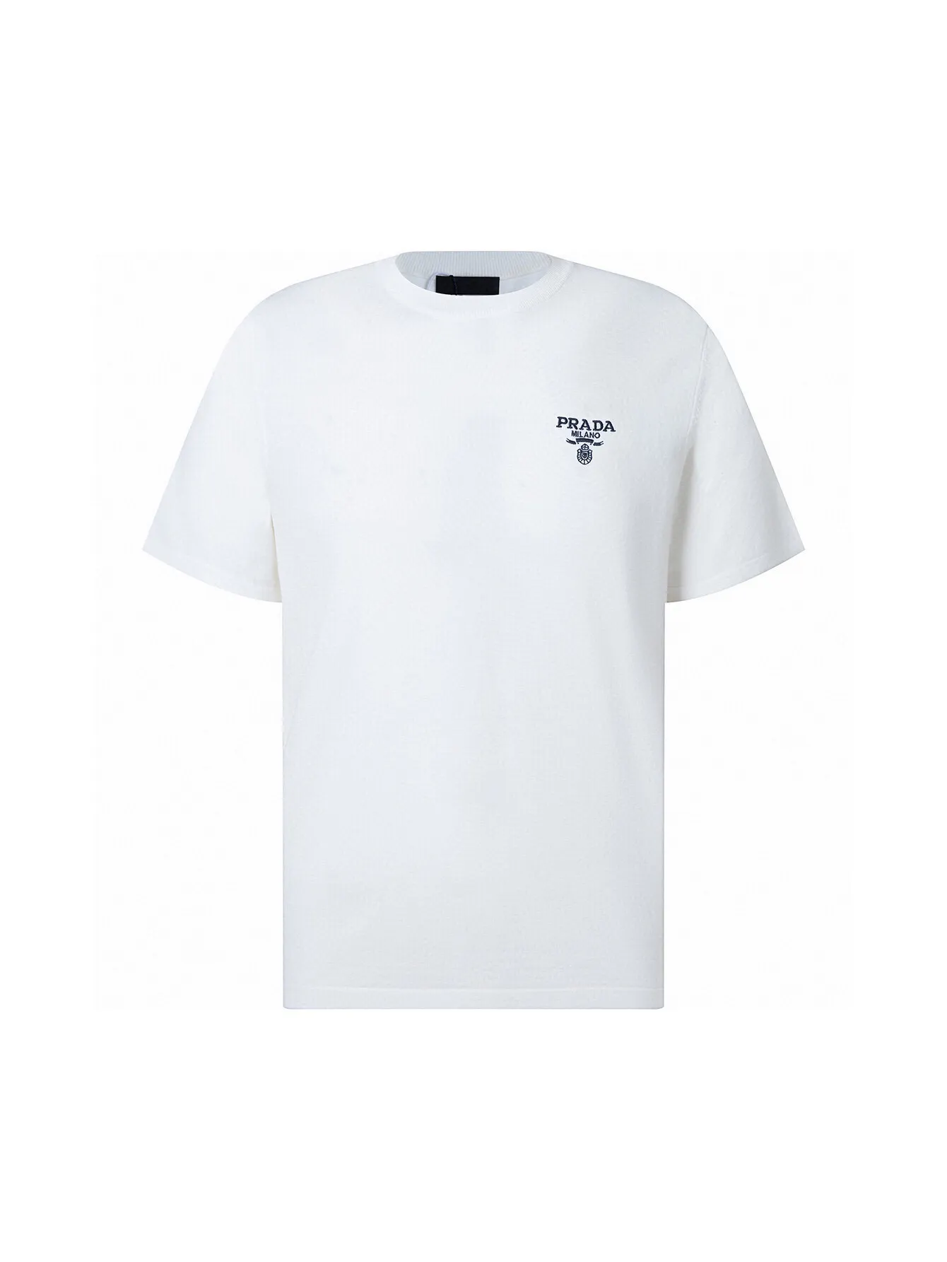 Logo-Embroidered Wool-Blend Knit T-Shirt D11516517