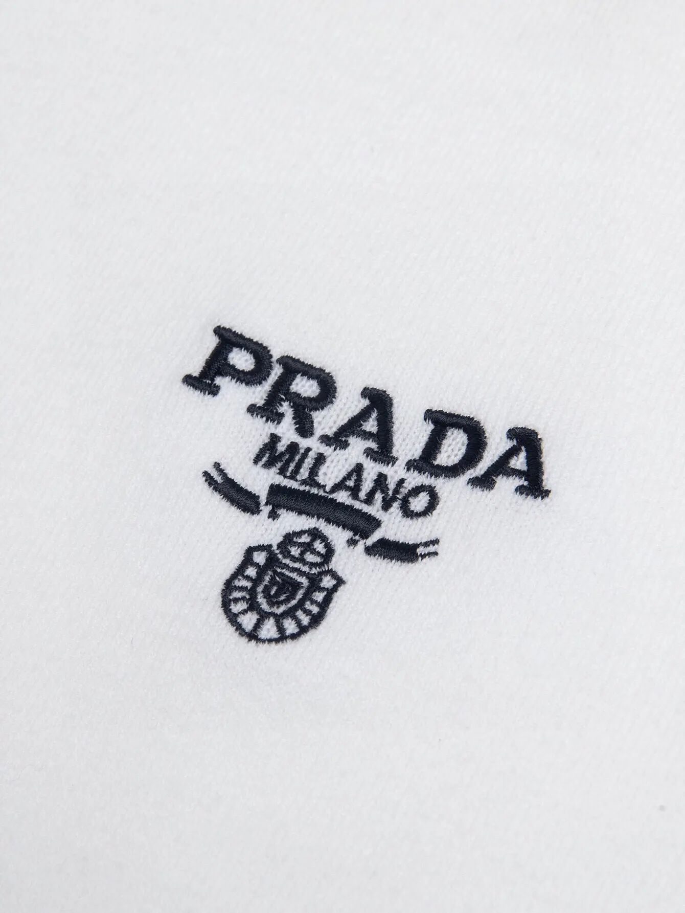 Logo-Embroidered Wool-Blend Knit T-Shirt D11516517 — view 3