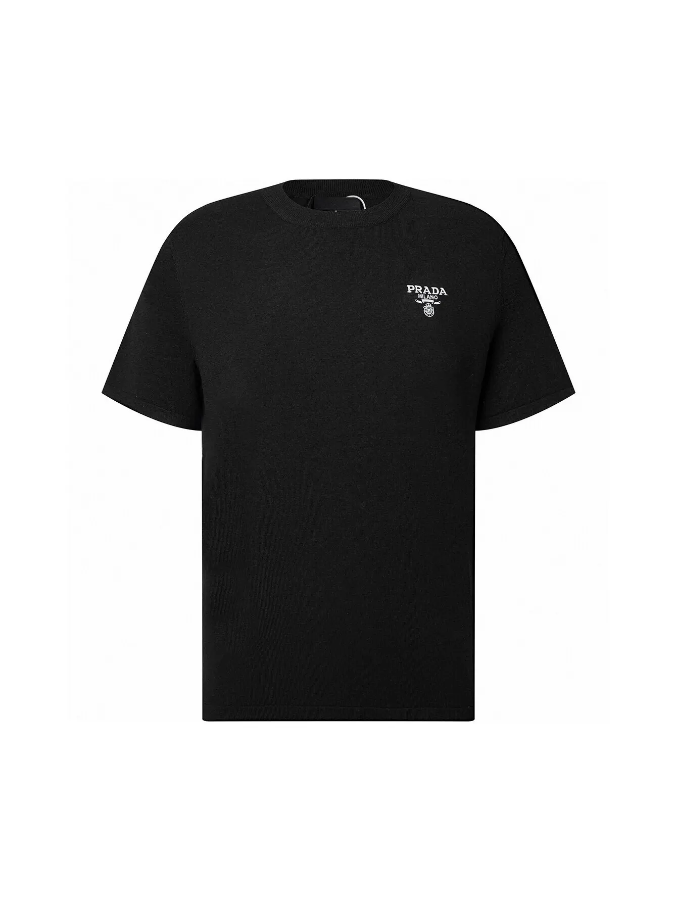 Logo-Embroidered Wool-Blend Knit T-Shirt D11516518