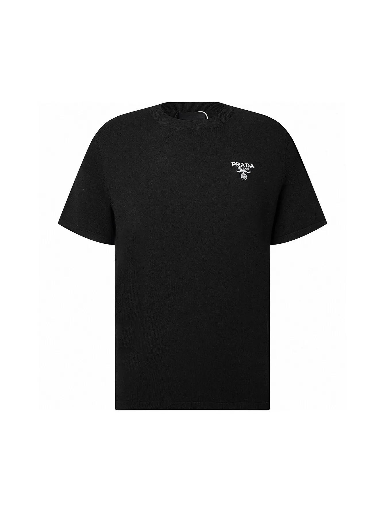 Logo-Embroidered Wool-Blend Knit T-Shirt D11516518