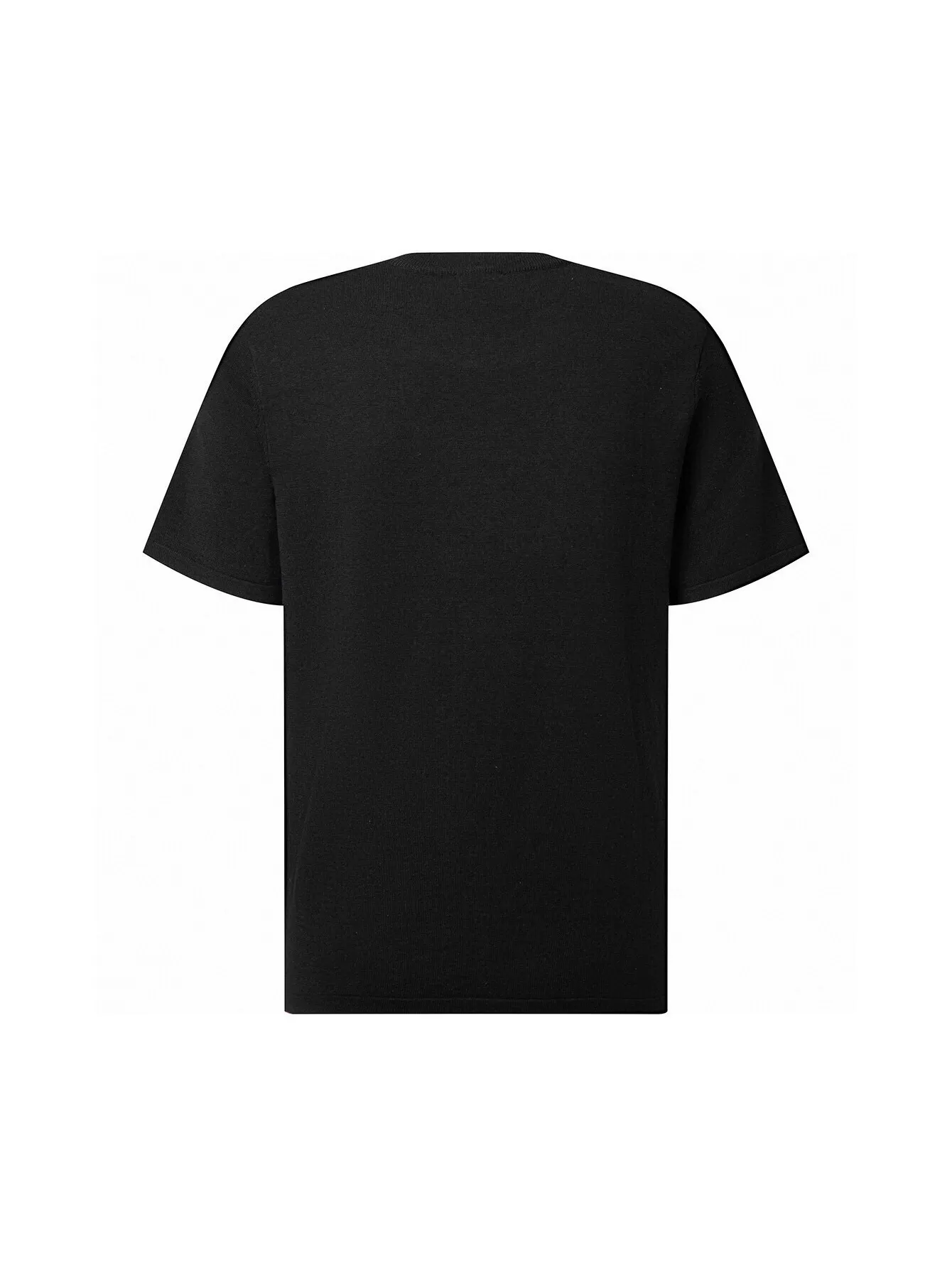 Logo-Embroidered Wool-Blend Knit T-Shirt D11516518 — view 2