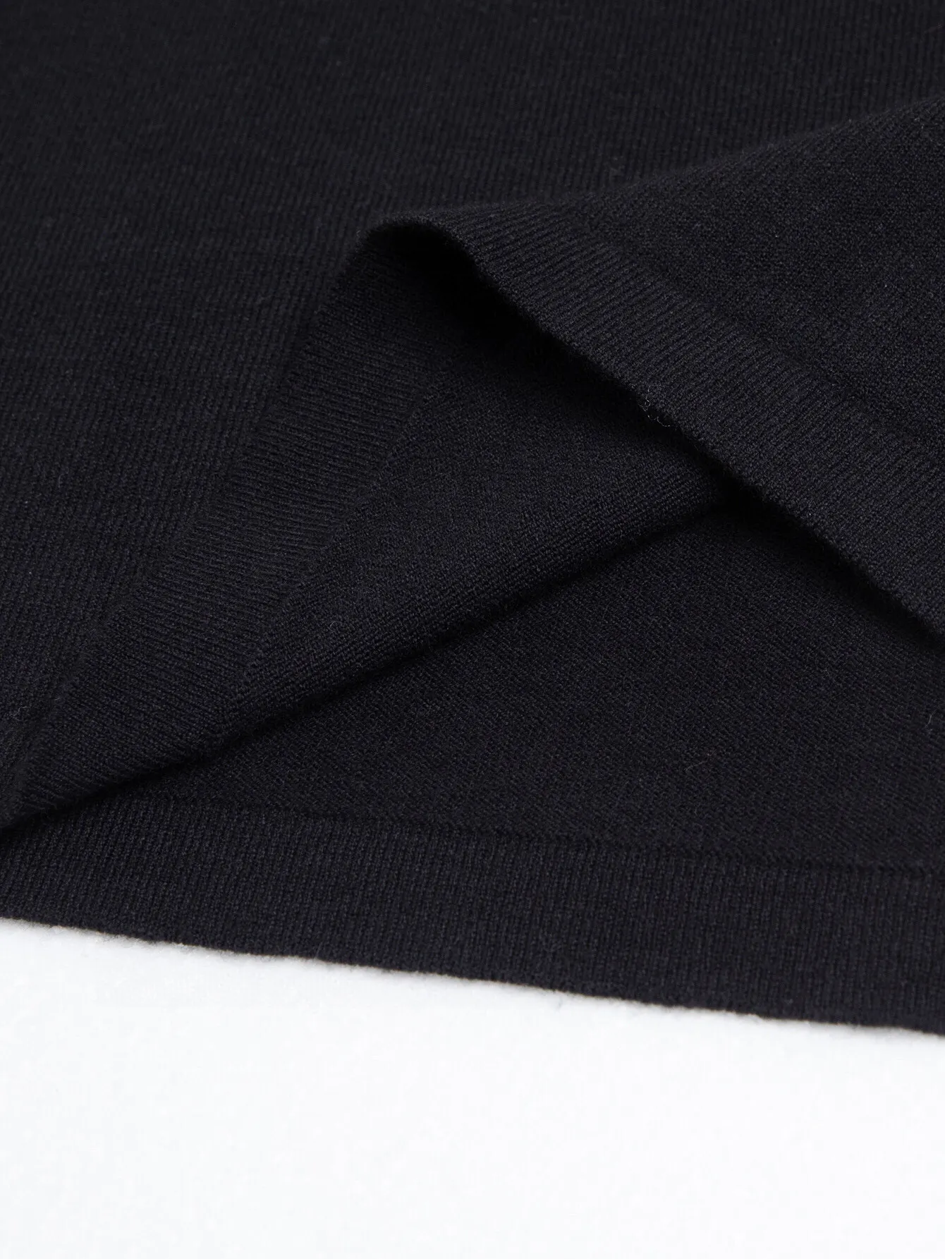 Logo-Embroidered Wool-Blend Knit T-Shirt D11516518 — view 6