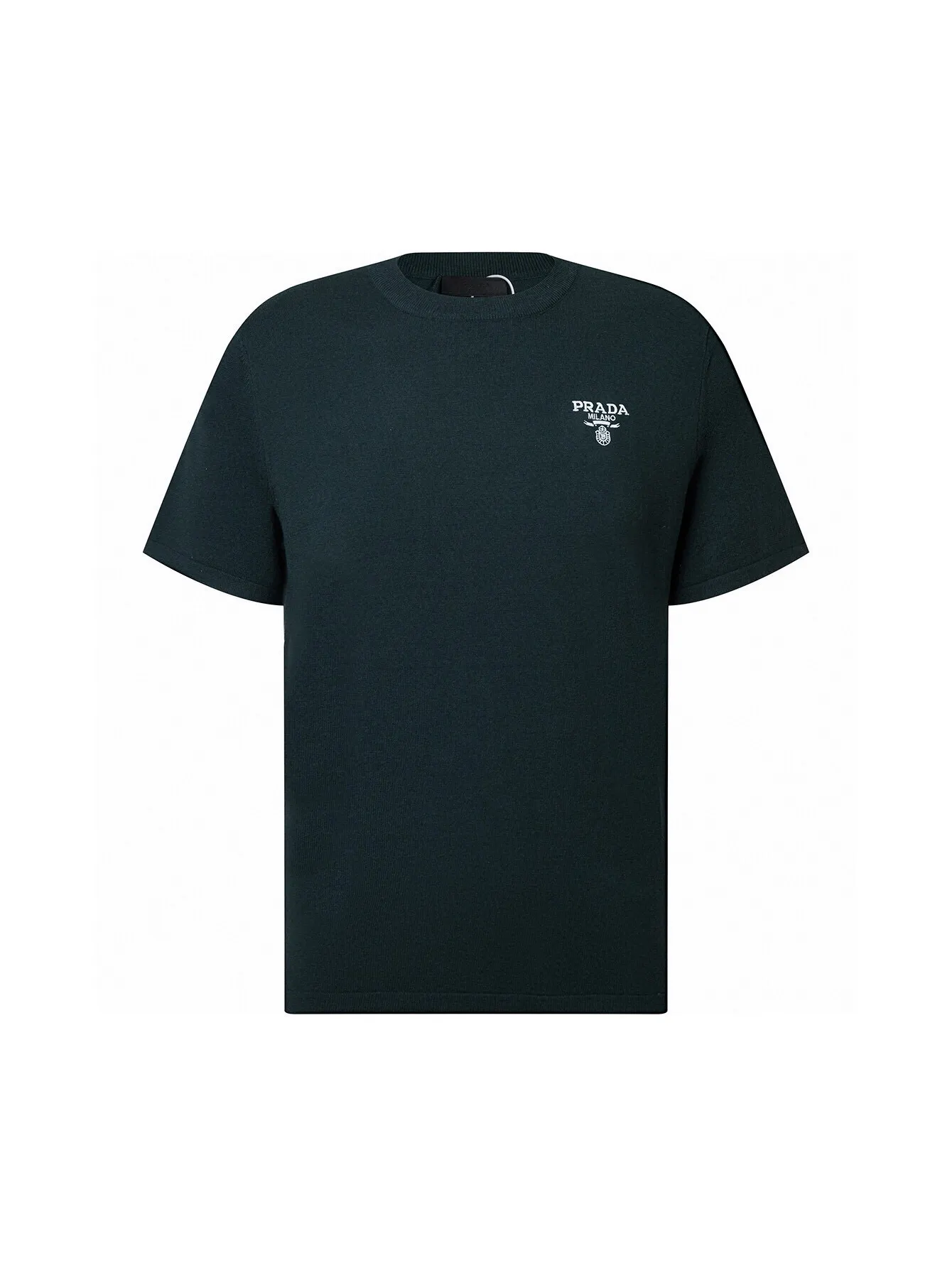 Logo Embroidered Wool-Blend Knit T-Shirt D11516516