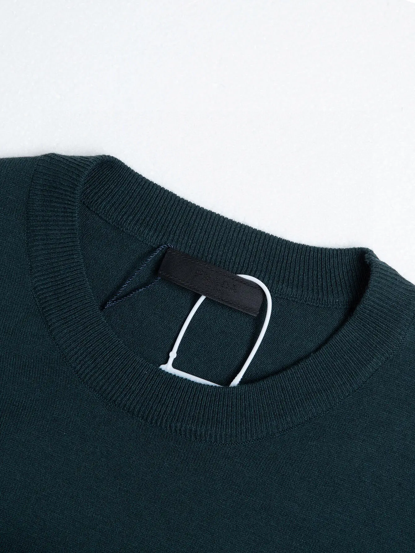 Logo Embroidered Wool-Blend Knit T-Shirt D11516516 — view 4