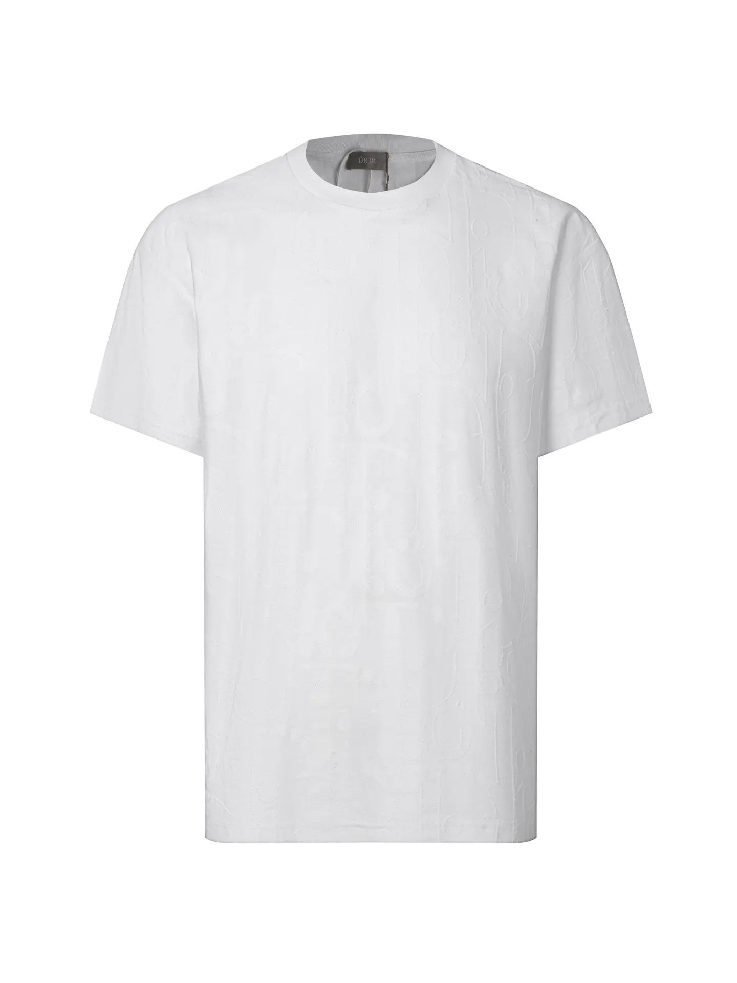 Oblique Terry Jacquard Cotton T-Shirt D11516301
