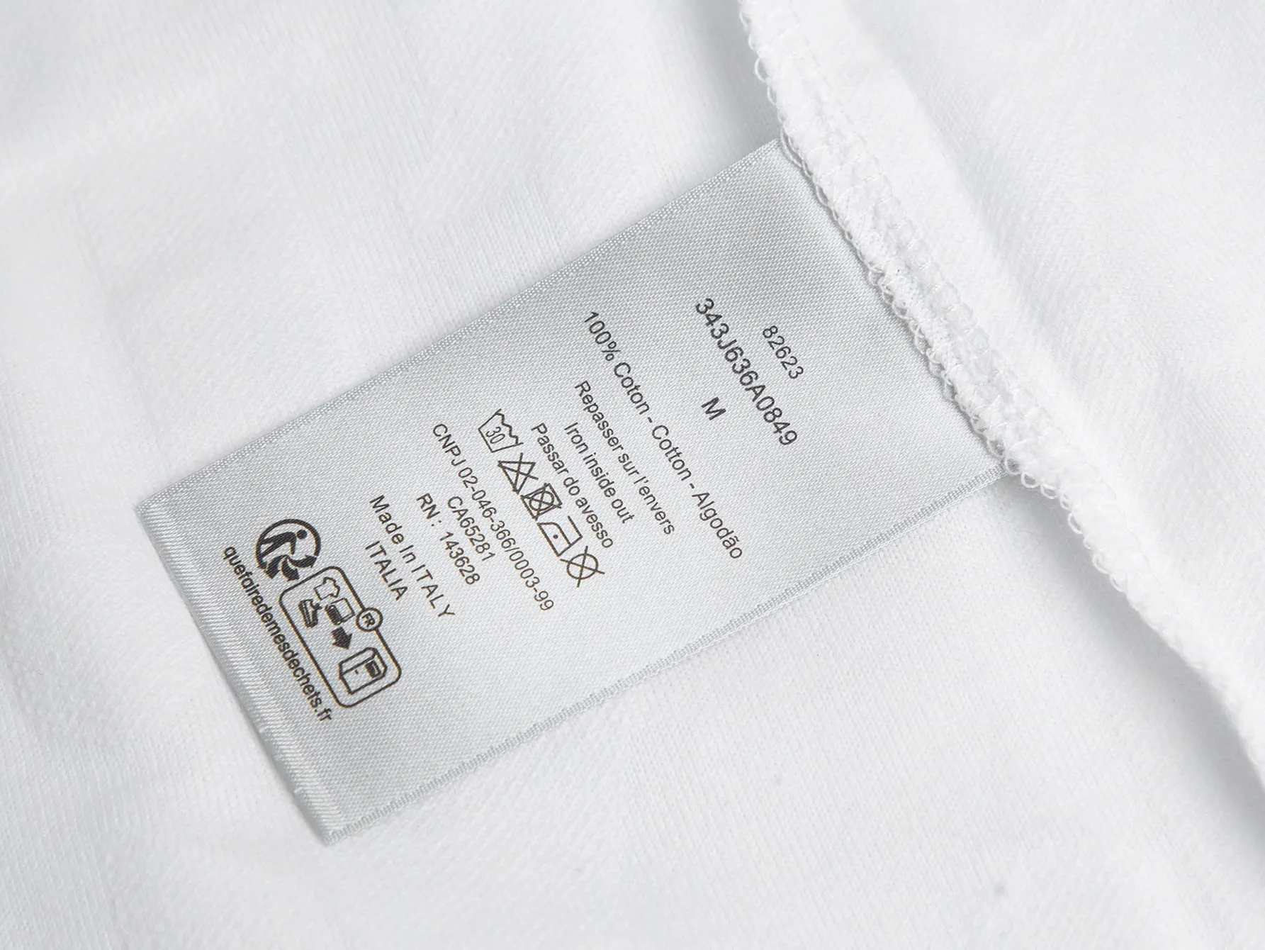 Oblique Terry Jacquard Cotton T-Shirt D11516301 — view 8