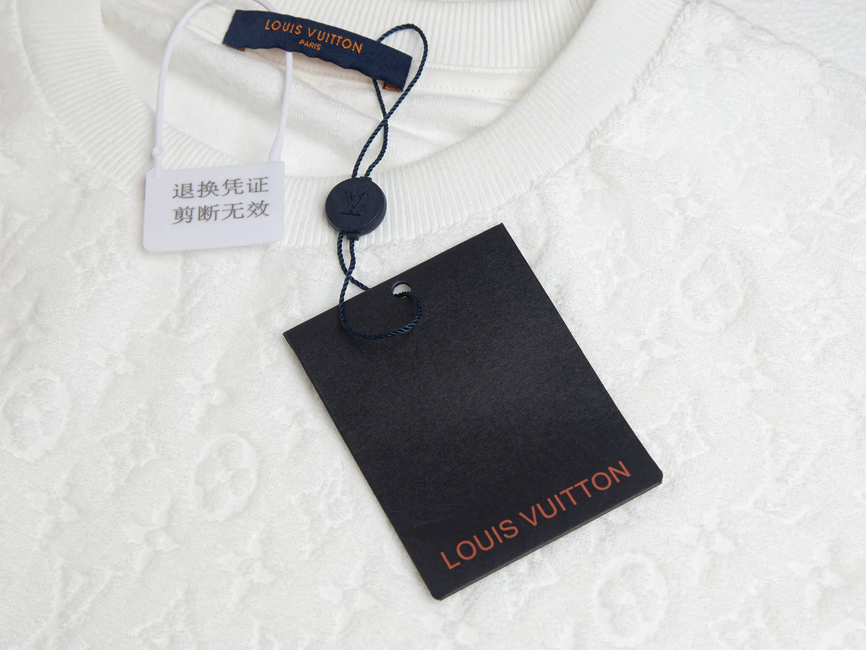 Monogram Towel Embroidery Cotton T-Shirt D11516308 — view 4