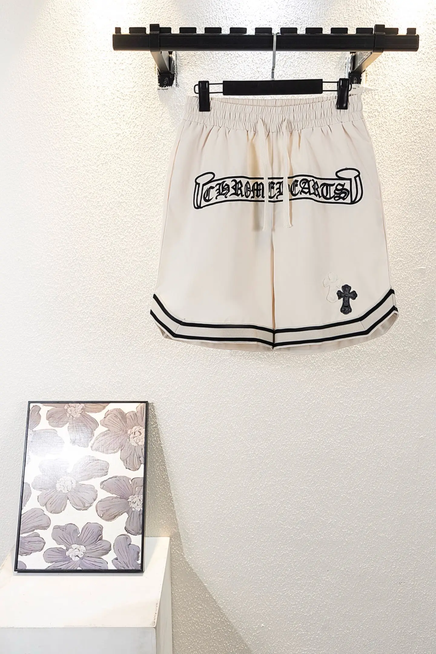 Logo Embroidered Mesh Basketball Shorts D11811531