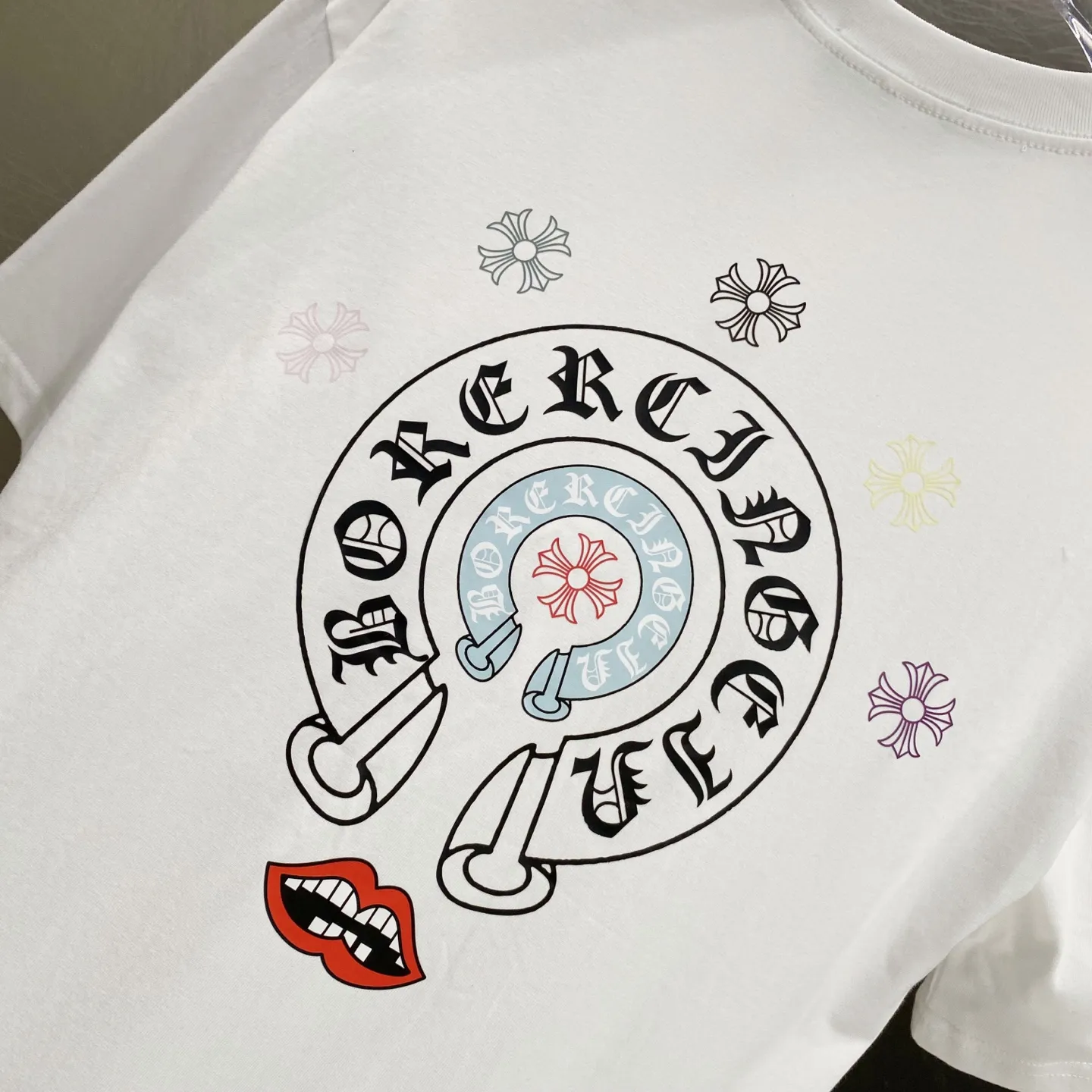 Logo Graphic Oversized Cotton T-Shirt D12019626 — view 4