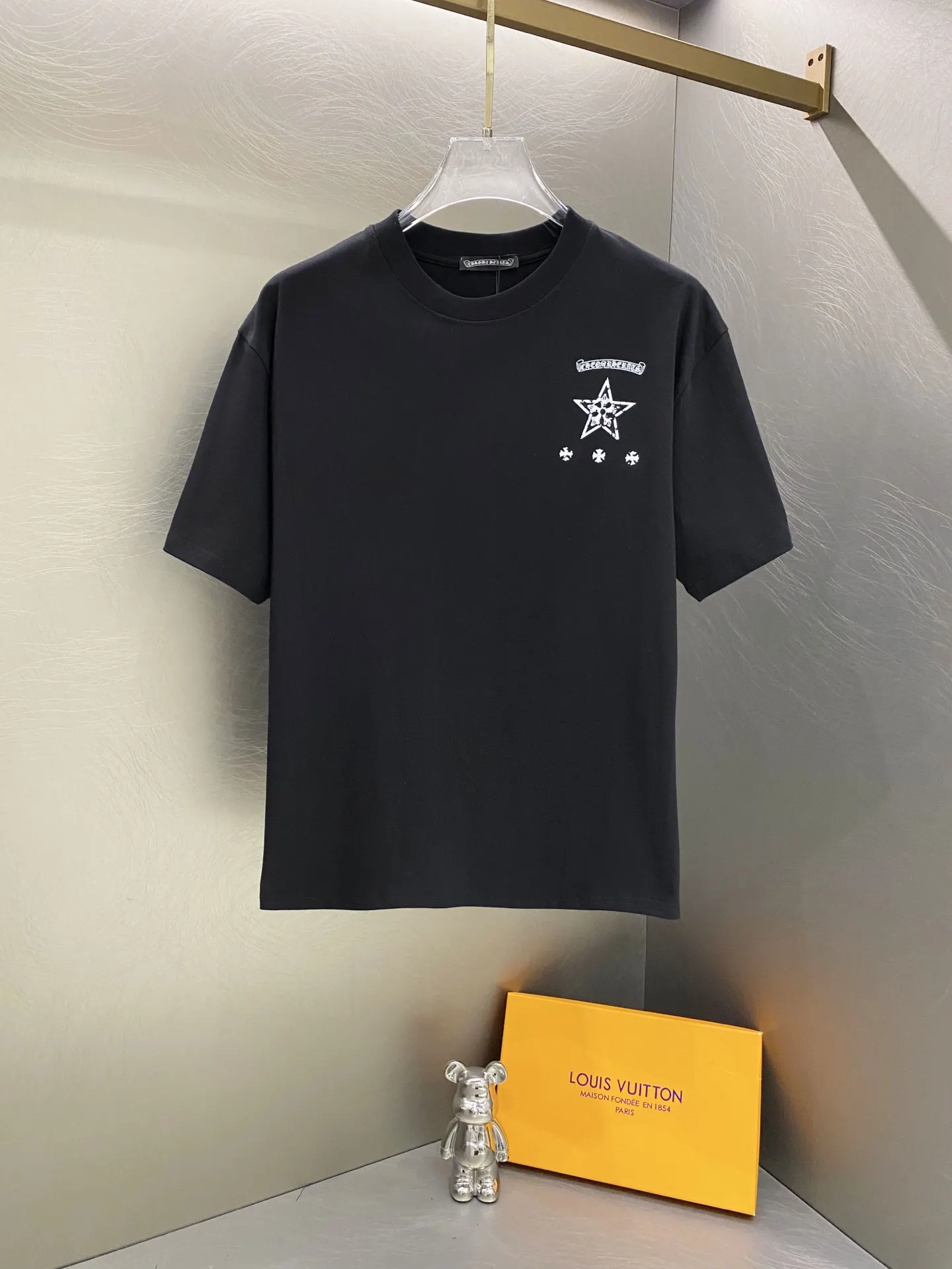 Logo-Print Heavyweight Cotton T-Shirt D12019624 — view 3