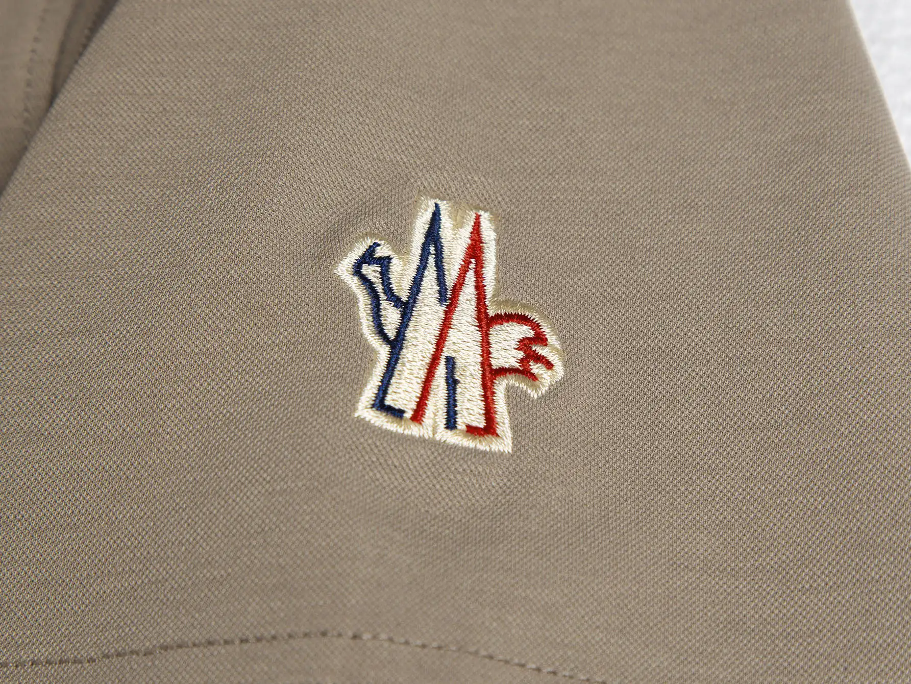 Logo-Appliquéd Half-Zip Cotton Polo Shirt D12016324 — view 3