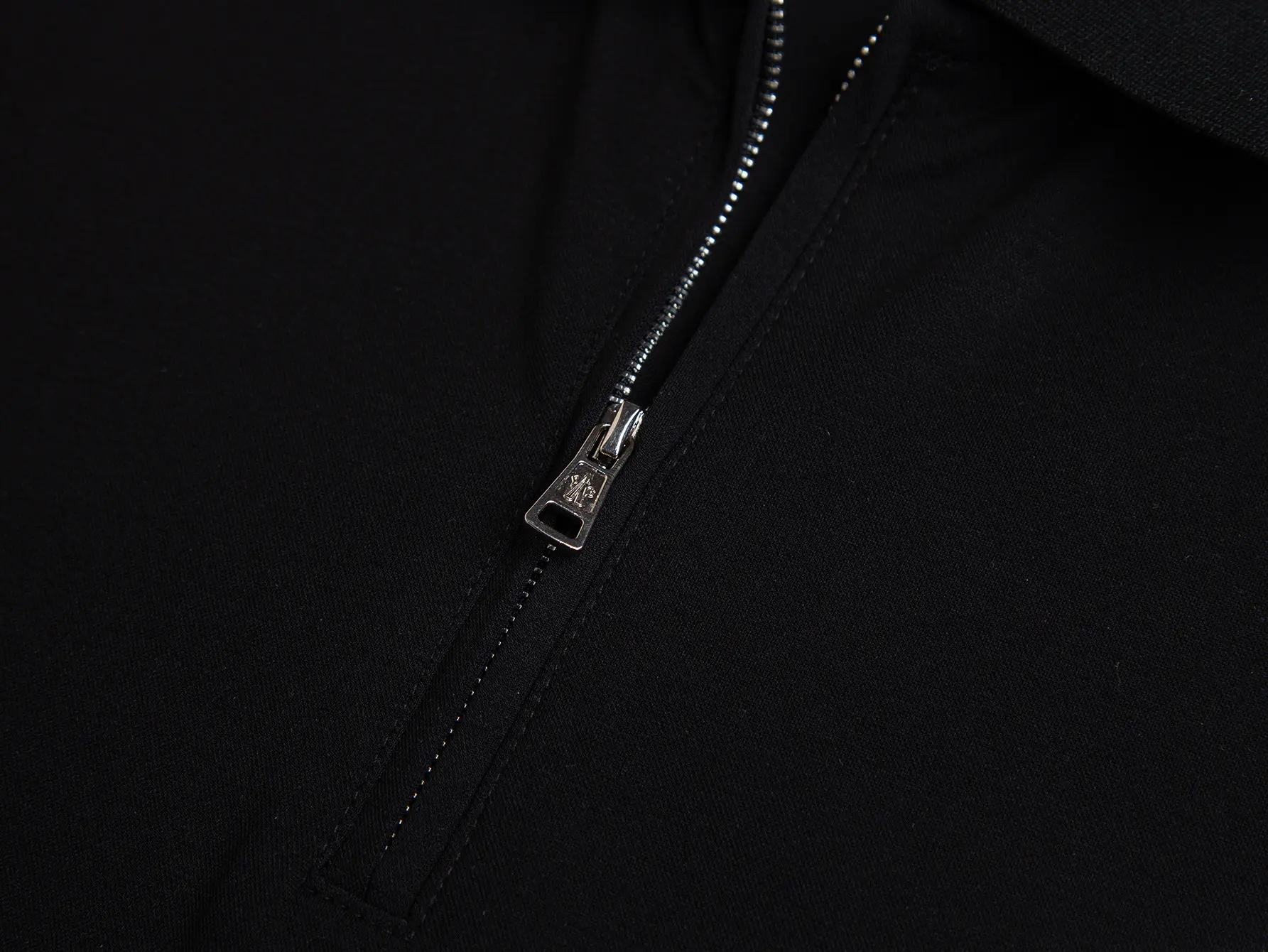 Logo-Embroidered Half-Zip Cotton Polo Shirt D12016237 — view 6