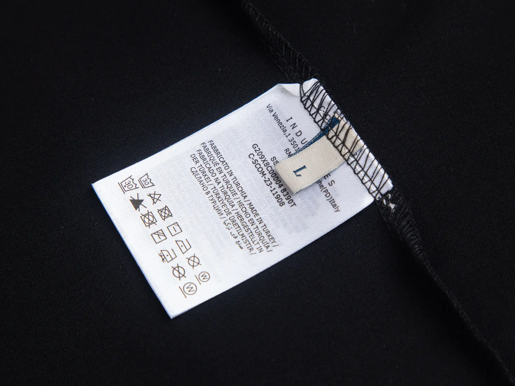 Logo-Embroidered Half-Zip Cotton Polo Shirt D12016237 — view 9