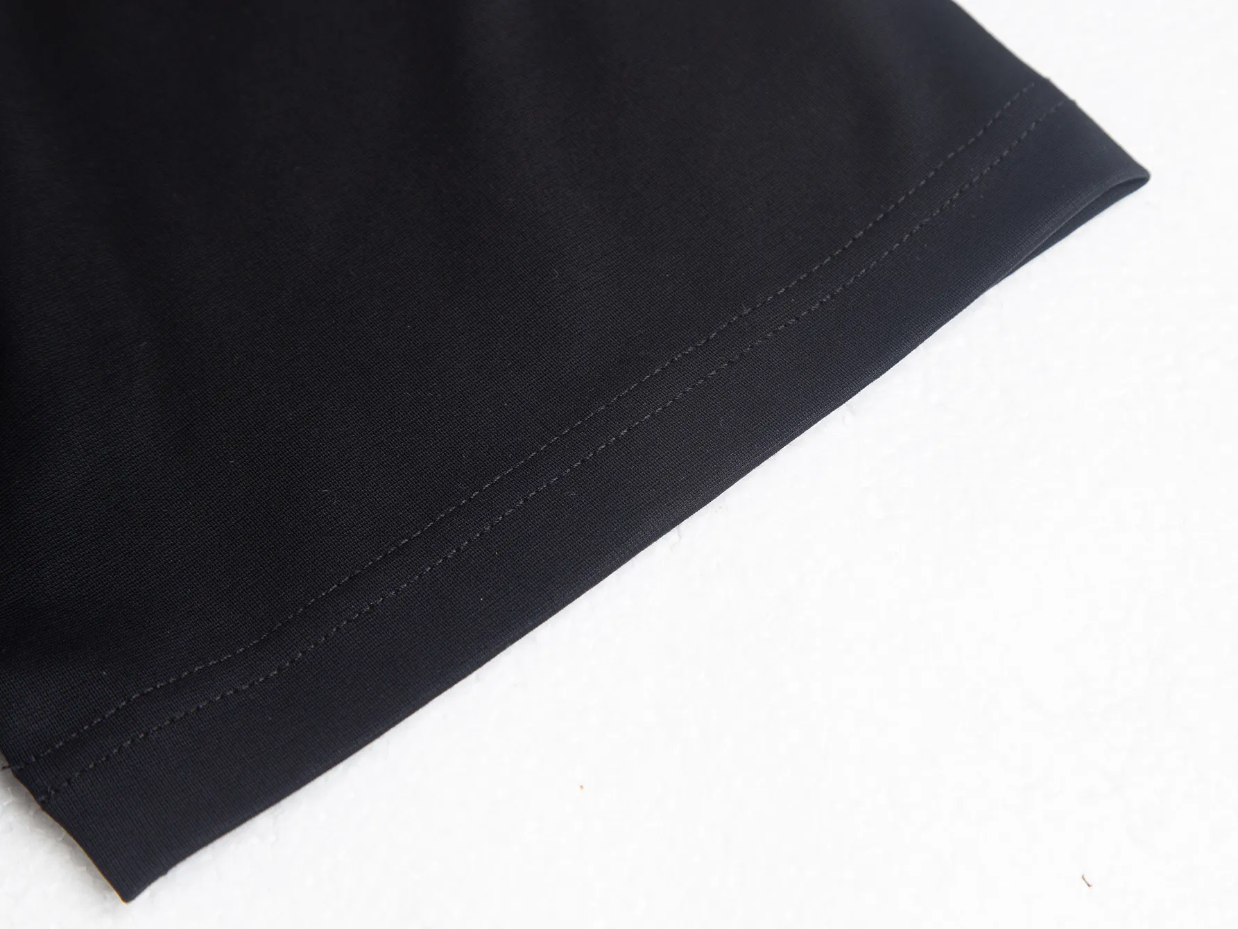 Logo-Badge Zip-Up Cotton Polo Shirt D12016327 — view 8