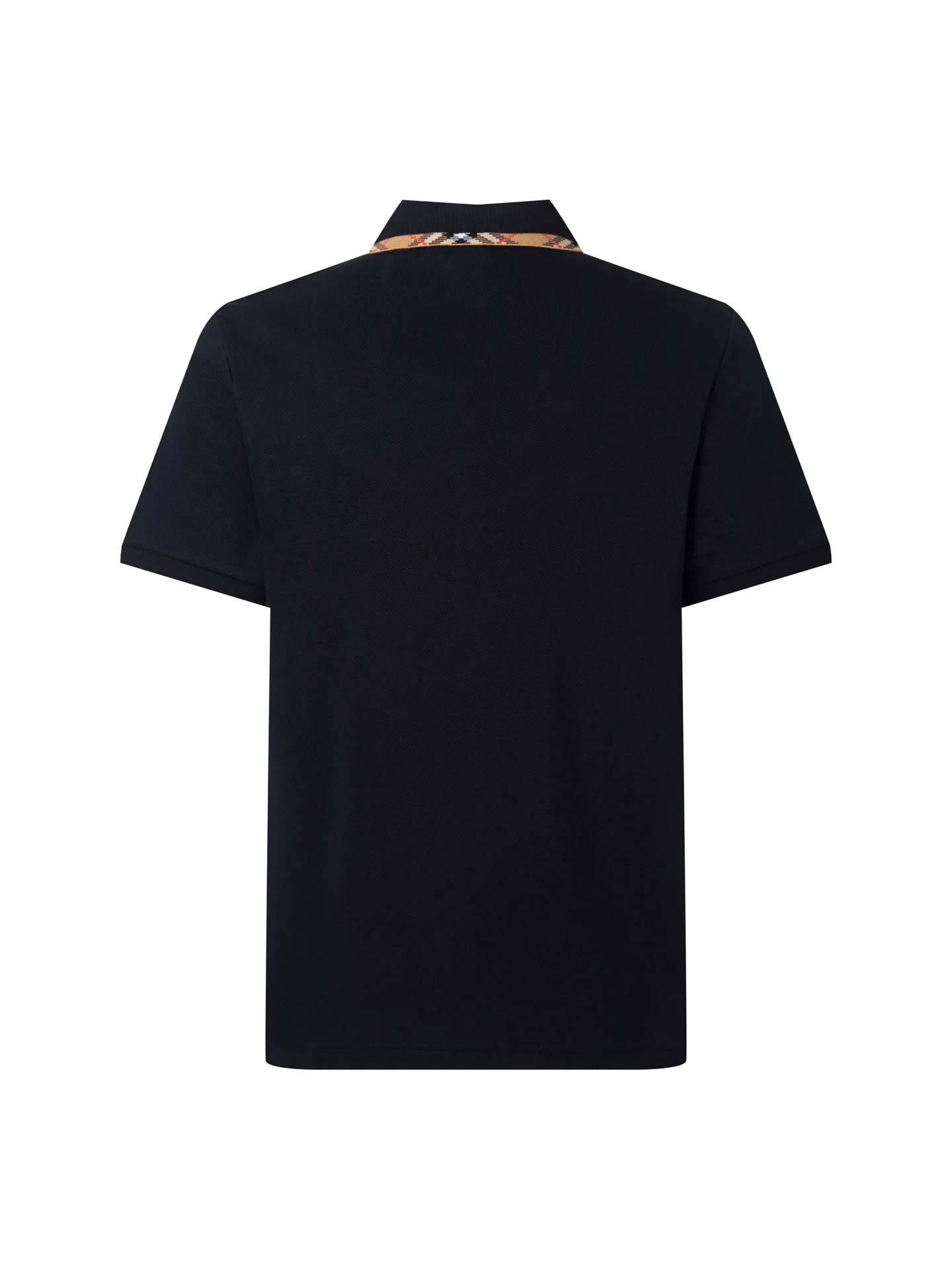 Check-Trim Cotton-Piqué Polo Shirt D12016225 — view 2