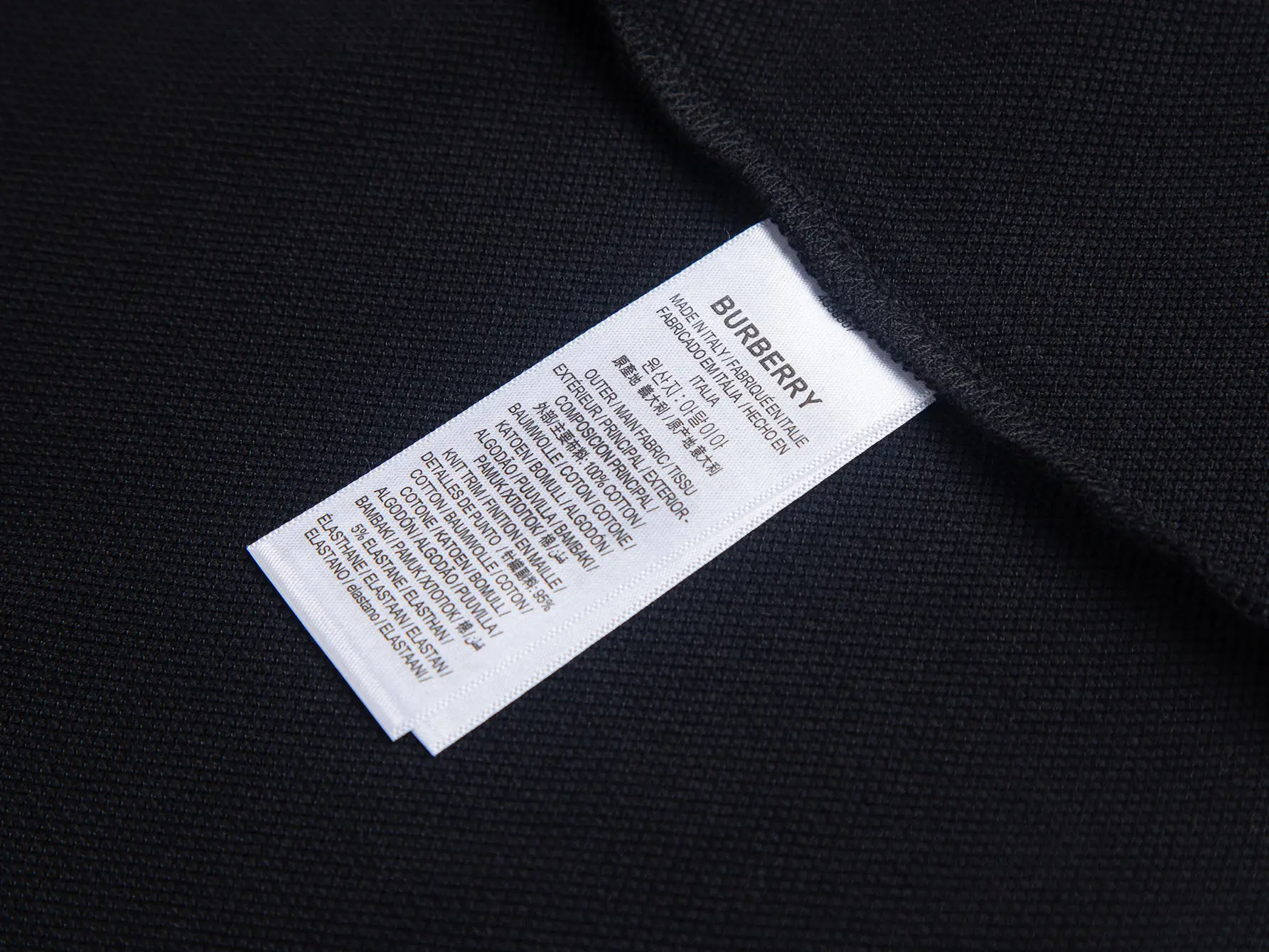 Check-Trim Cotton-Piqué Polo Shirt D12016225 — view 10
