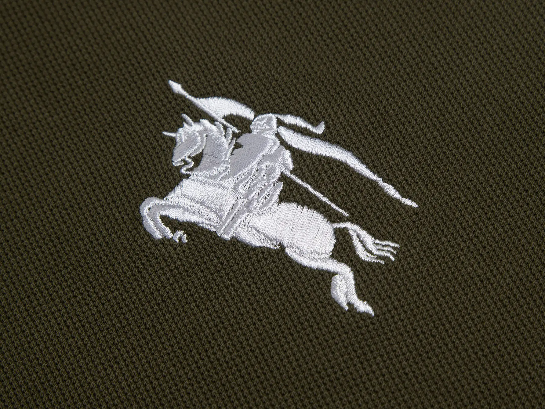 Embroidered Equestrian Knight Polo Shirt D12016231 — view 3