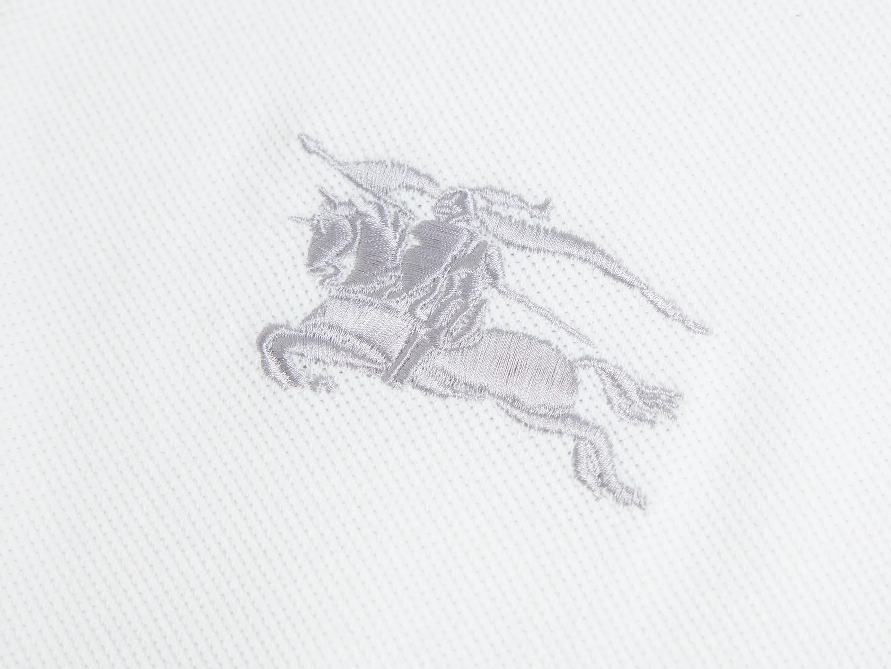 Embroidered Equestrian Knight Piqué Polo Shirt D12016230 — view 3