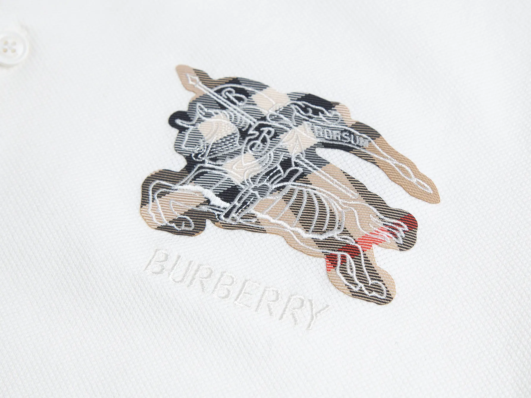 EKD Appliqué Cotton-Piqué Polo Shirt D12016232 — view 3