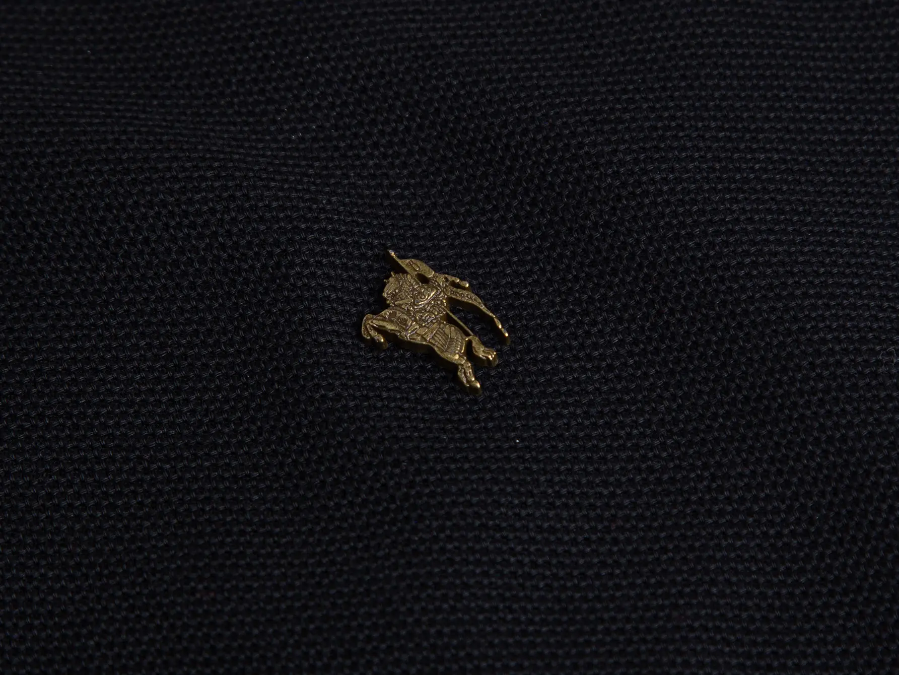 Embroidered Equestrian Knight Piqué Polo Shirt D12016274 — view 3