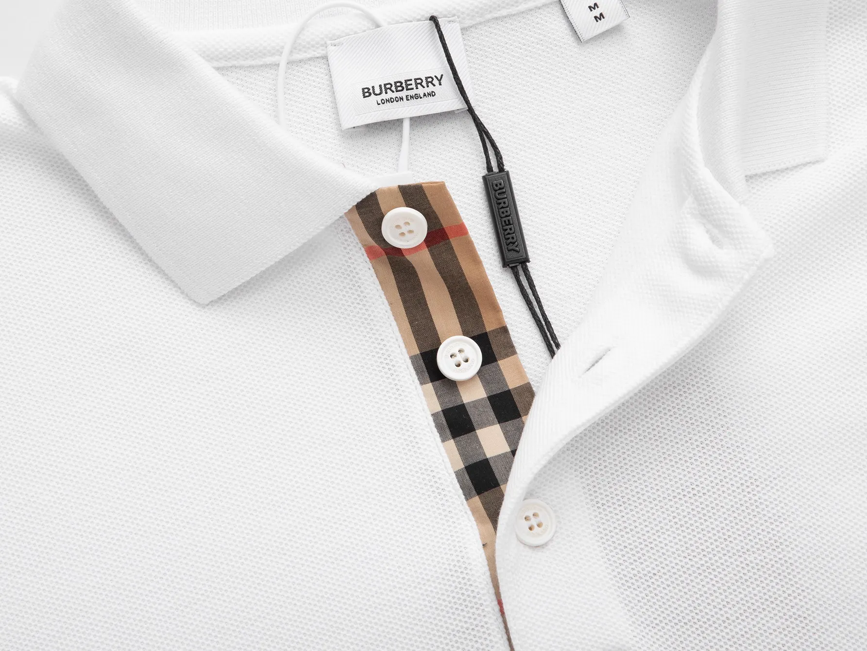 TB Monogram Embroidered Piqué Polo Shirt D12016344 — view 3
