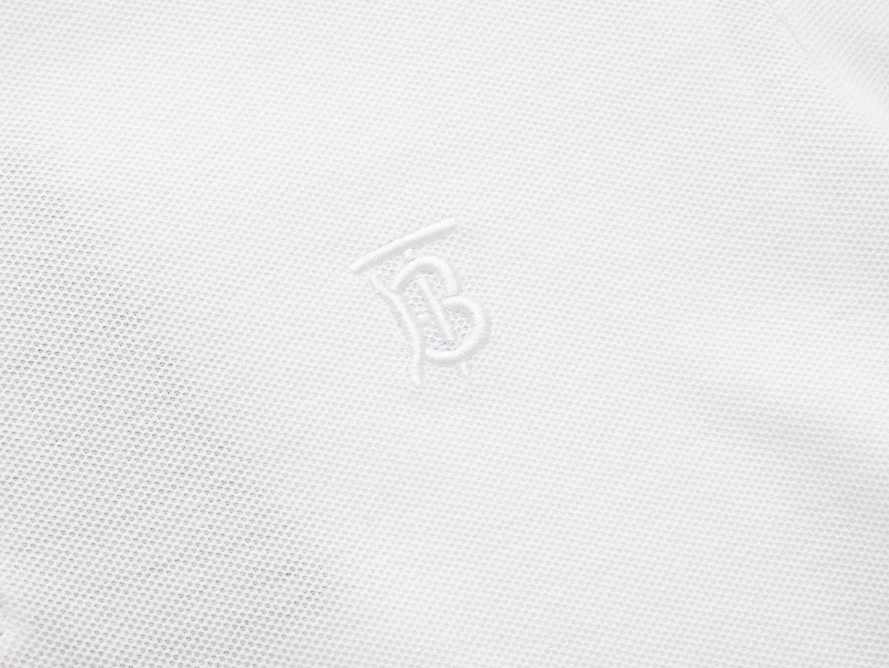 TB Monogram Embroidered Piqué Polo Shirt D12016344 — view 6