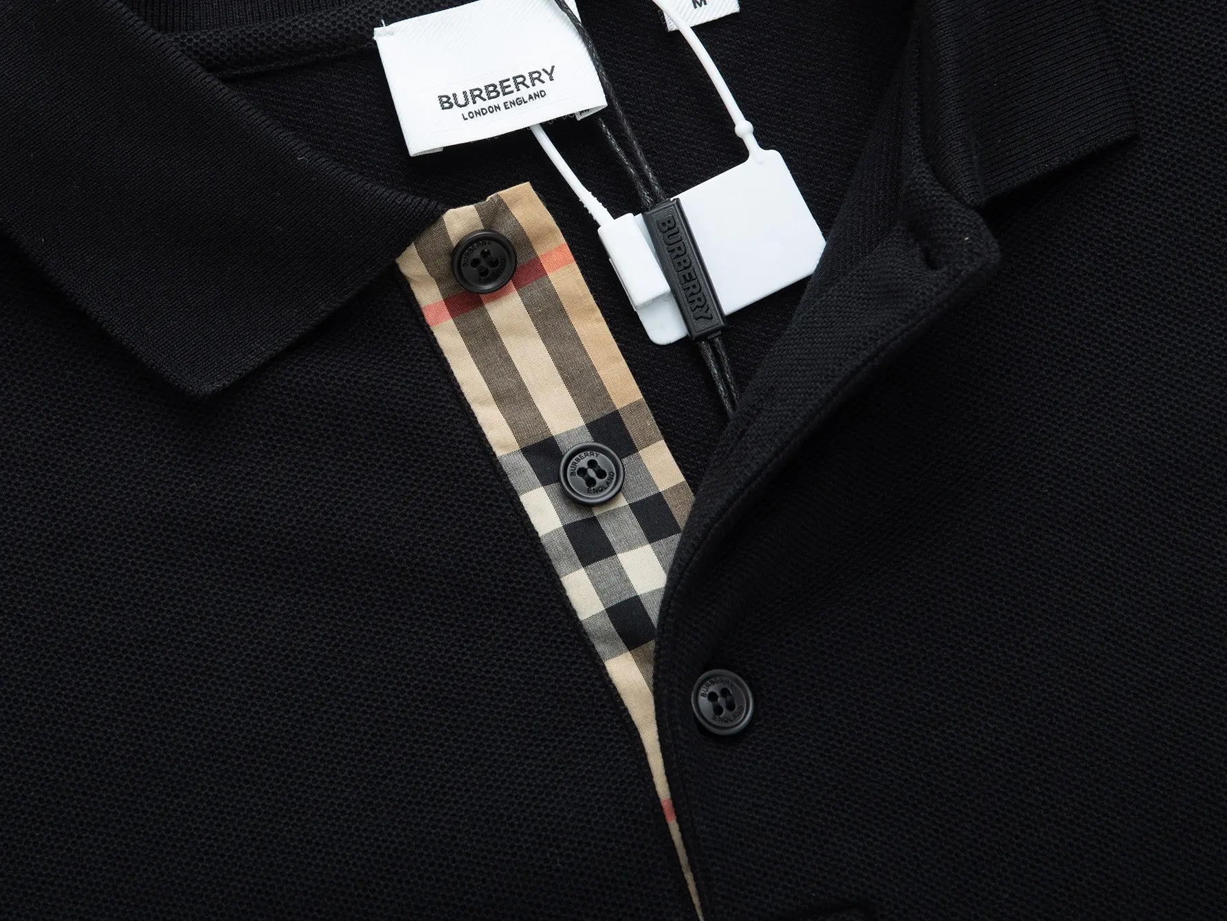 TB Monogram Embroidered Piqué Polo Shirt D12016342 — view 3