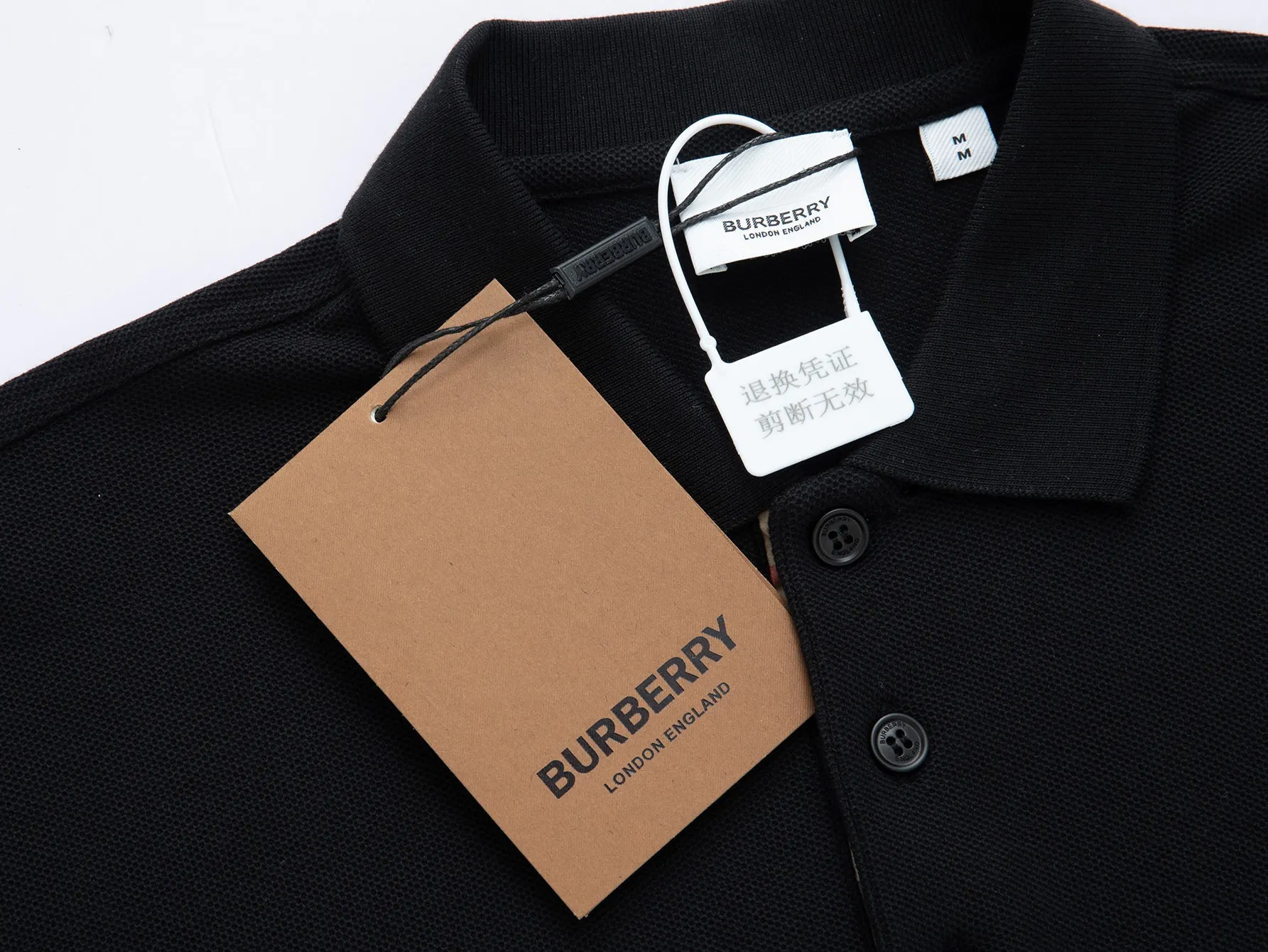 TB Monogram Embroidered Piqué Polo Shirt D12016342 — view 4