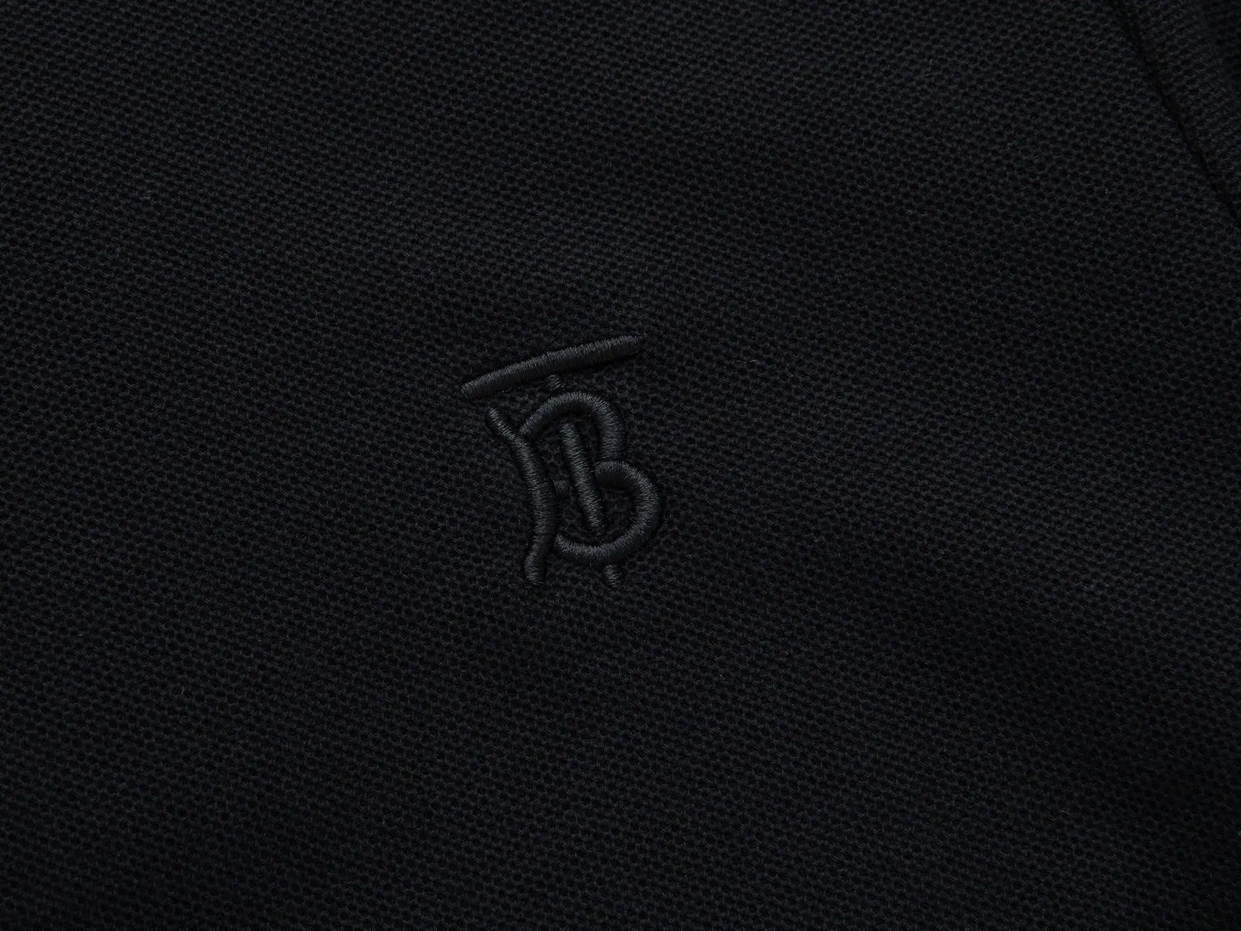 TB Monogram Embroidered Piqué Polo Shirt D12016342 — view 5