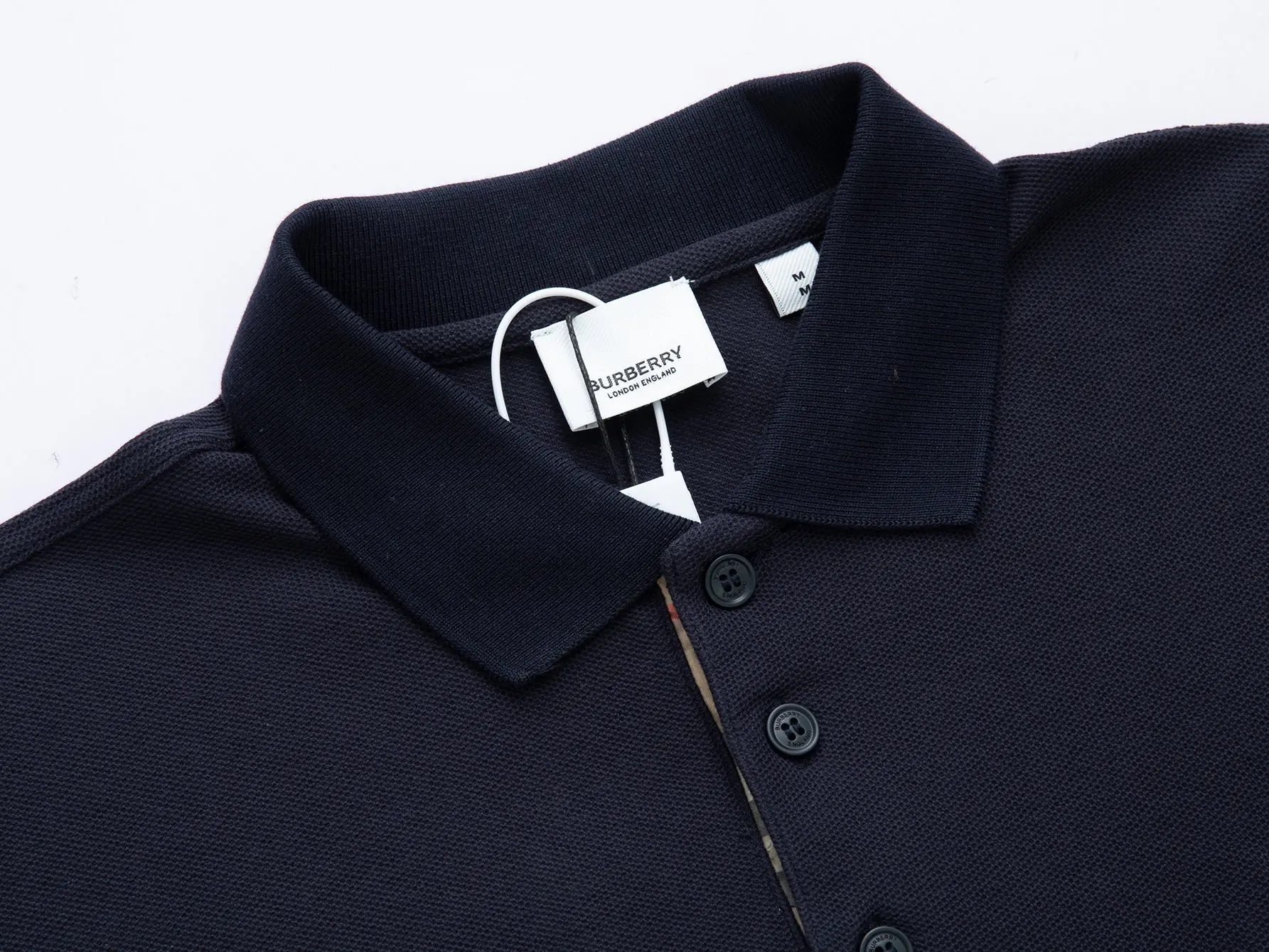 TB Monogram Embroidered Piqué Polo Shirt D12016343 — view 4