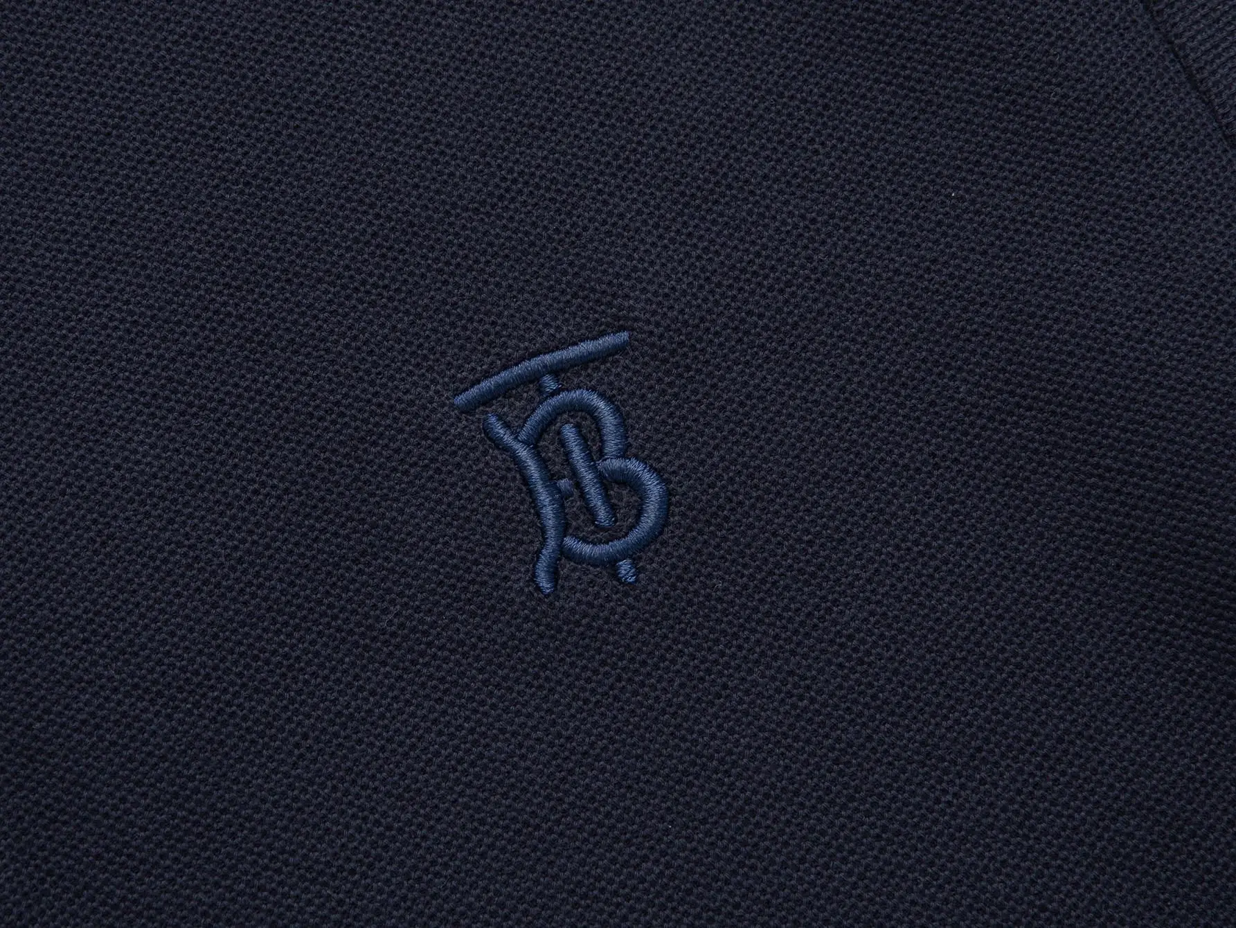 TB Monogram Embroidered Piqué Polo Shirt D12016343 — view 5
