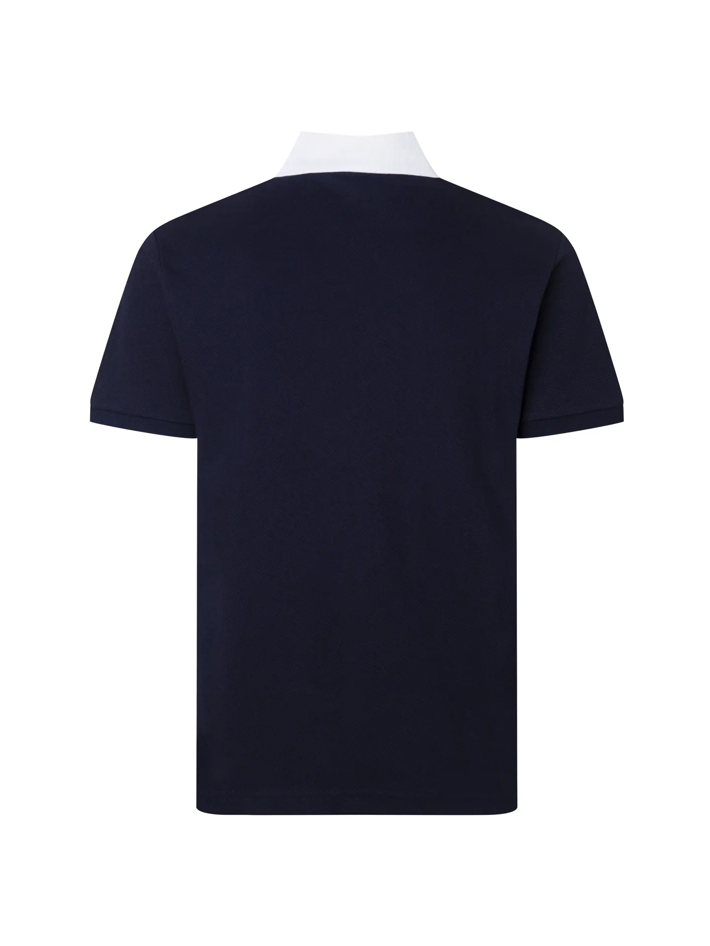 Contrast Collar Piqué Cotton Polo Shirt D12016165 — view 2