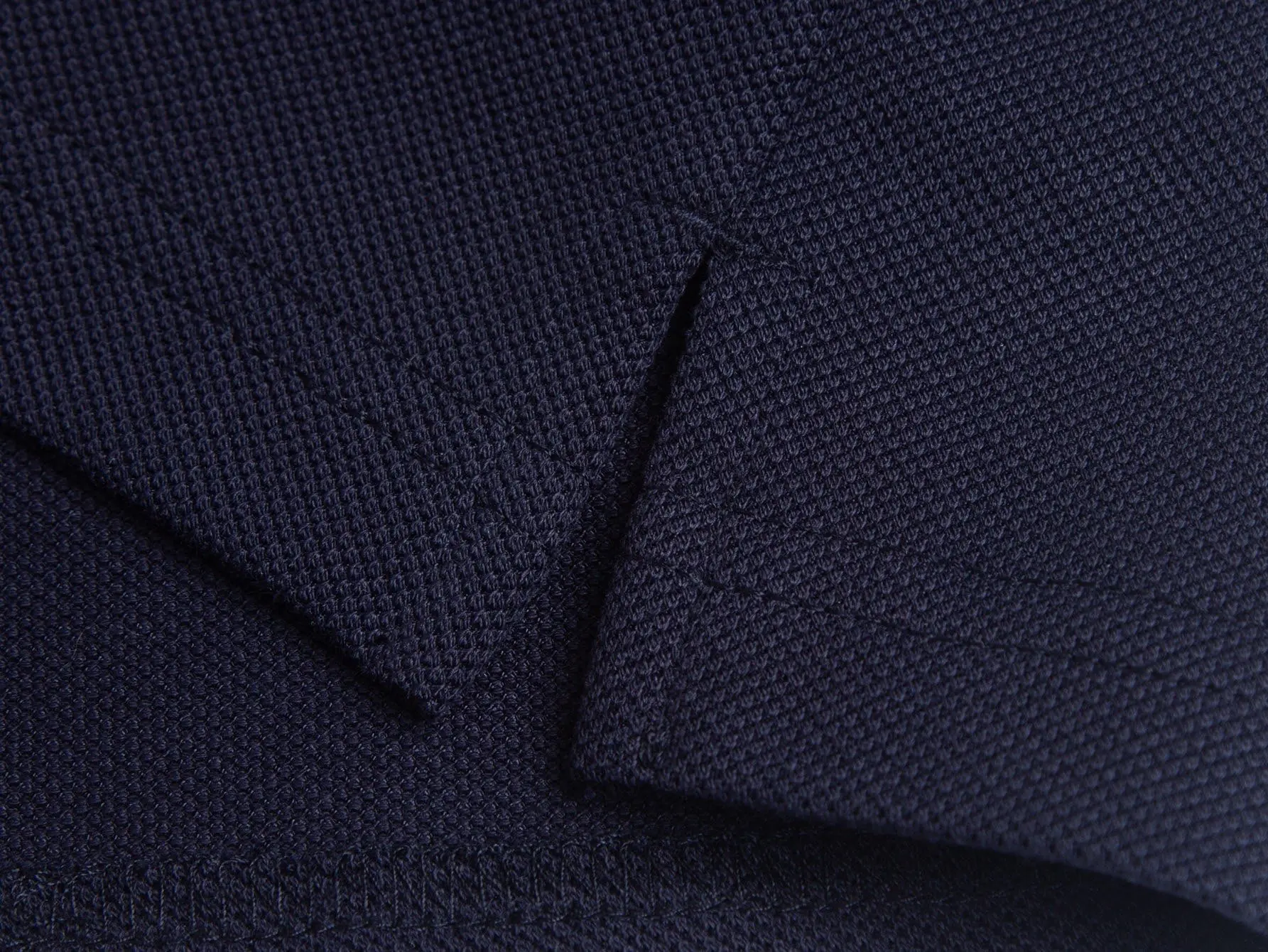 Contrast Collar Piqué Cotton Polo Shirt D12016165 — view 11