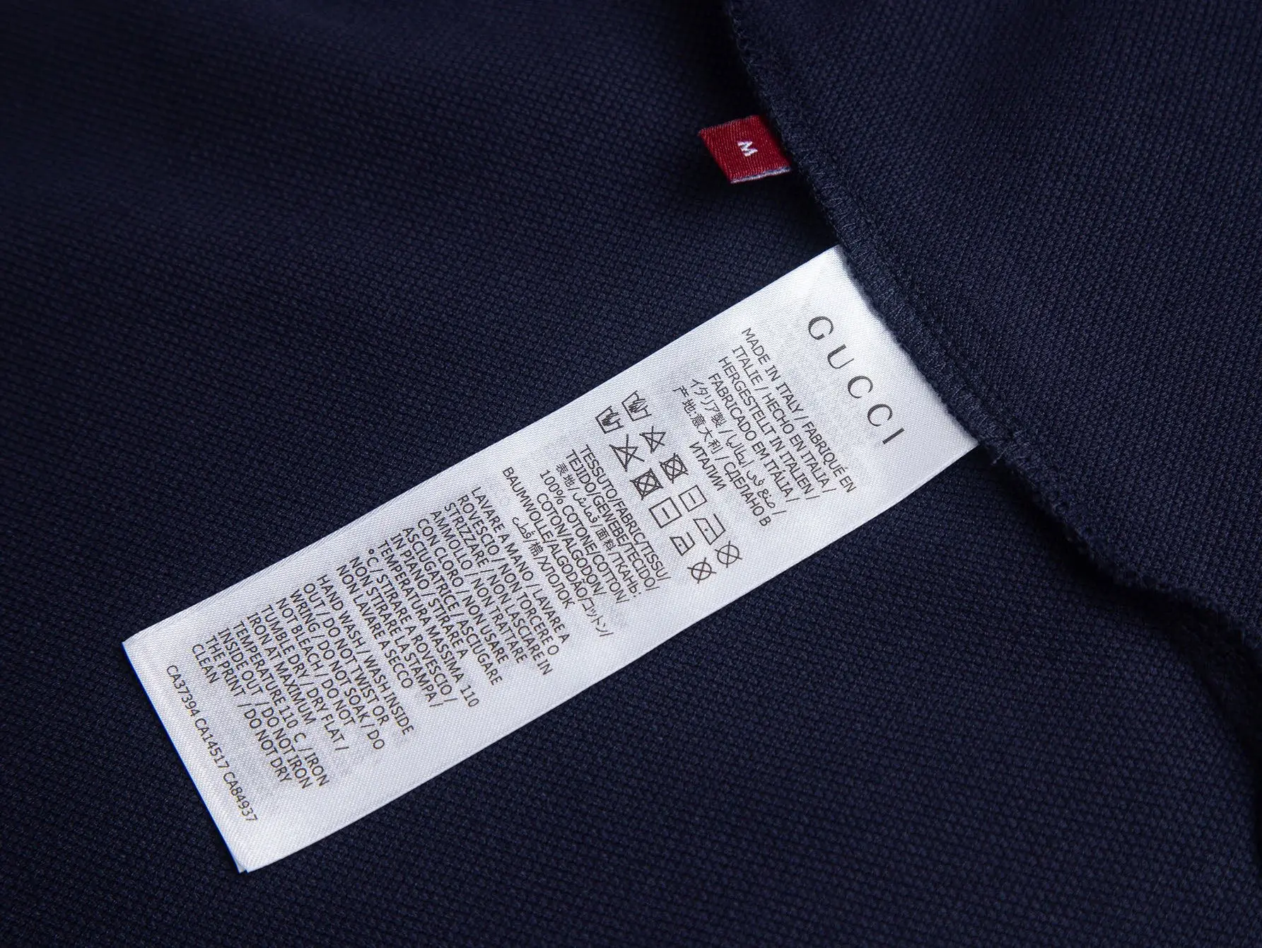 Contrast Collar Piqué Cotton Polo Shirt D12016165 — view 13