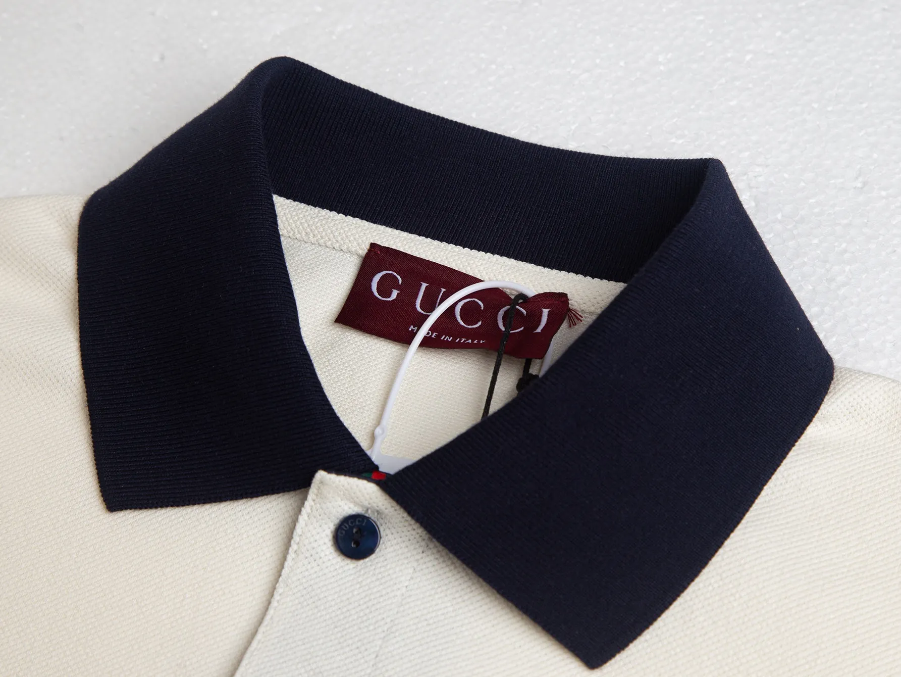 Contrast Collar Piqué Polo Shirt D12016166 — view 4