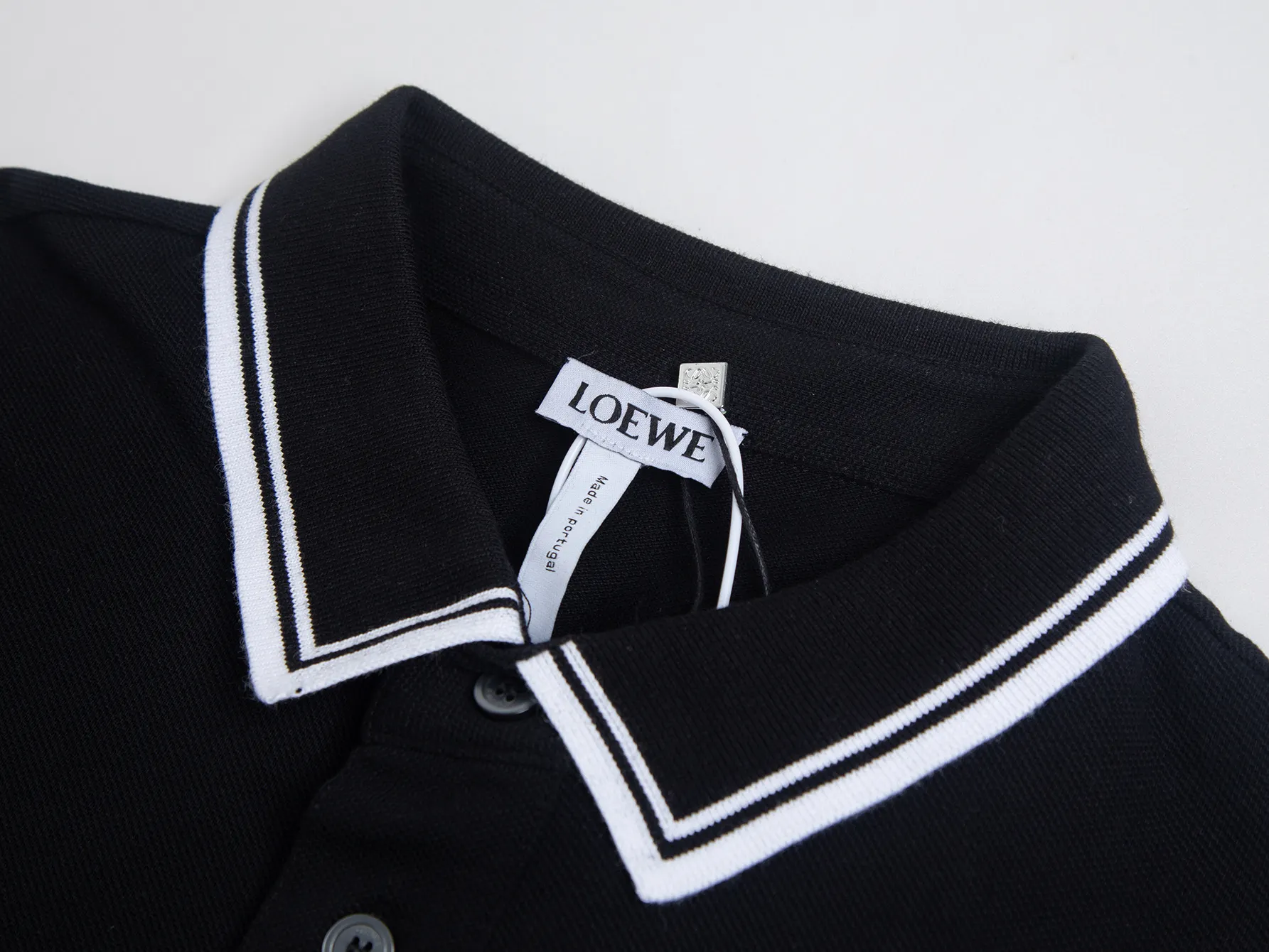 Anagram Embroidered Piqué Polo Shirt D12016424 — view 3
